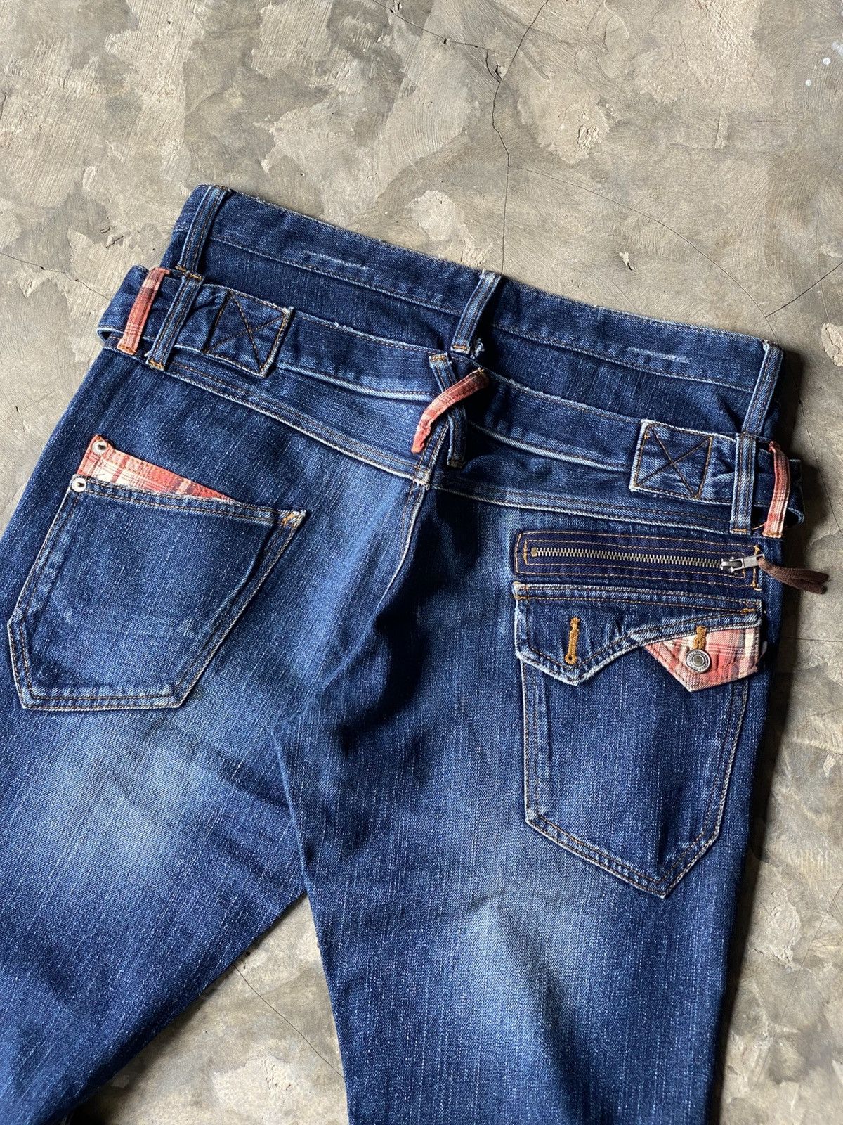 Japanese Brand STUDDED WILD KHAKIS DOUBLE WAIST DENIM UNDERCOVER PPFM STYLE Size US 34 / EU 50 - 8 Thumbnail