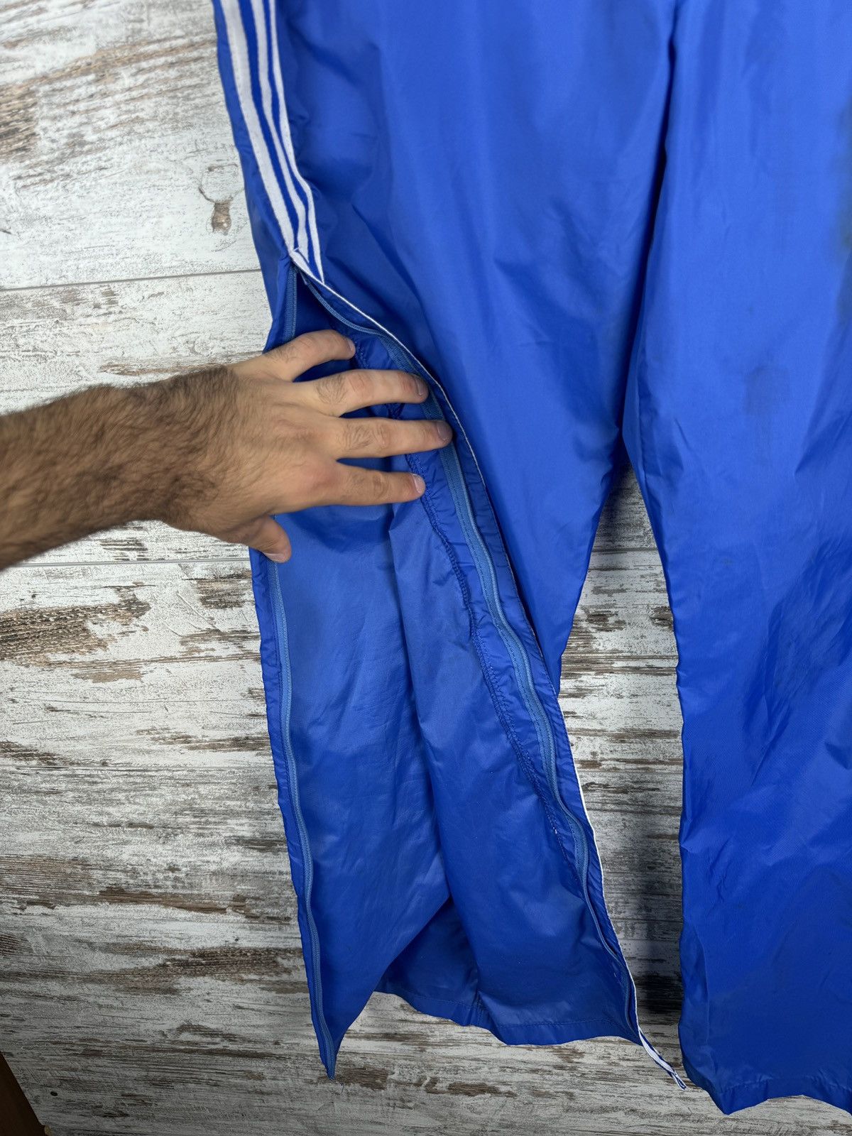 Adidas × Vintage Mens Vintage Adidas stripes pants very rare sweatpants Size US 32 / EU 48 - 10 Thumbnail