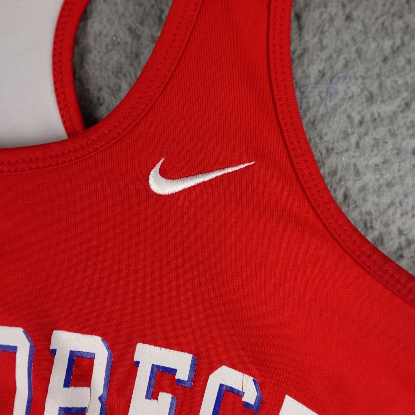Nike Nike Dri-Fit Shirt Womens Medium Red Sleeveless Singlet Running Gym Size M / US 6-8 / IT 42-44 - 6 Thumbnail