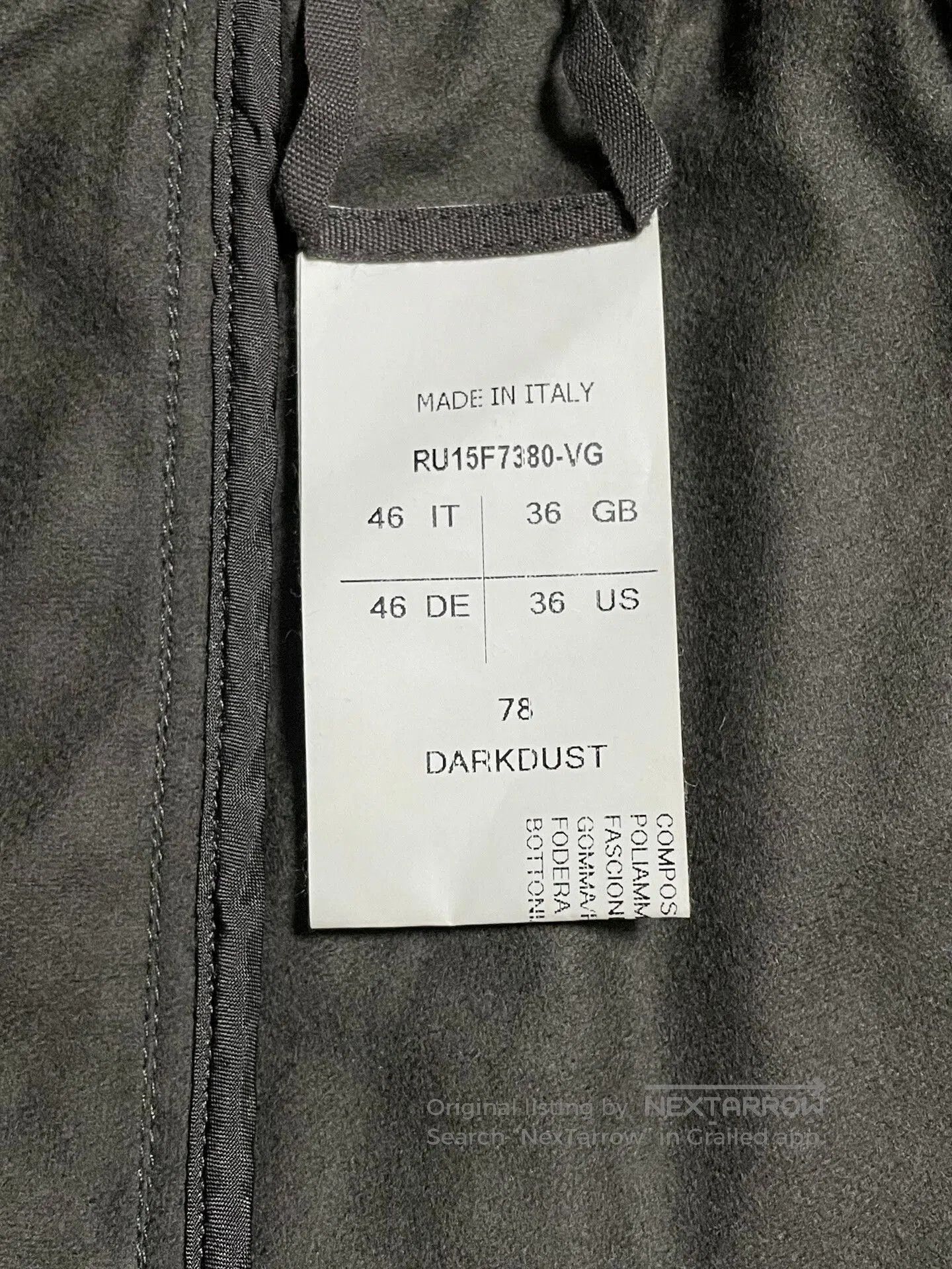 Rick Owens rick owens ro drop-crotch wool pants. Size US 36 / EU 52 - 3 Thumbnail