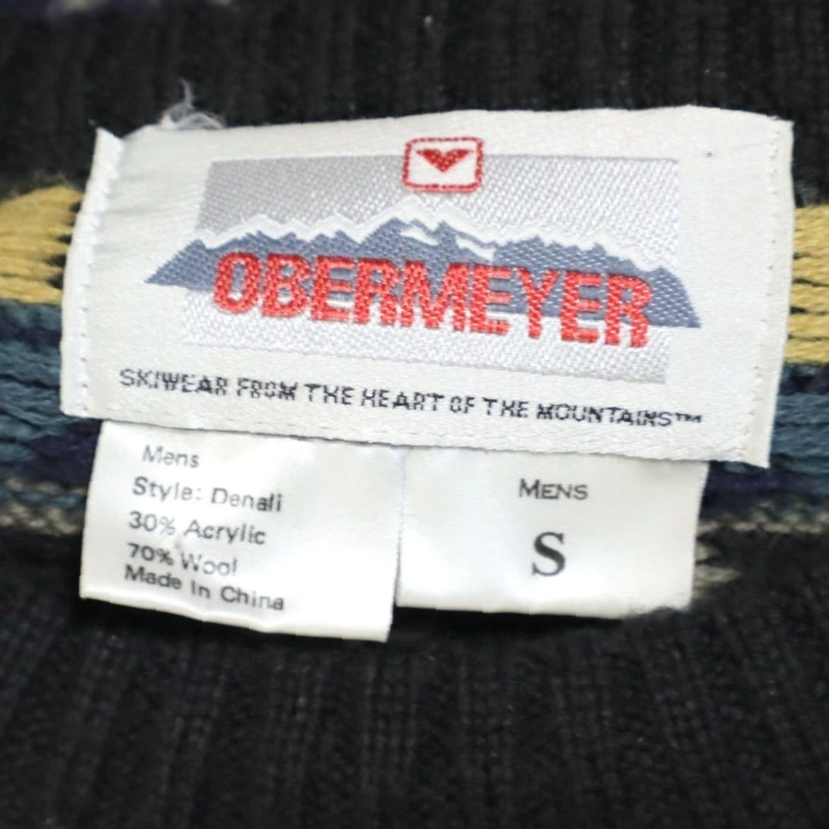 Obermeyer Obermeyer Ski Striped Long Sleeve Sweater Men's S Shirt Size US S / EU 44-46 / 1 - 5 Thumbnail