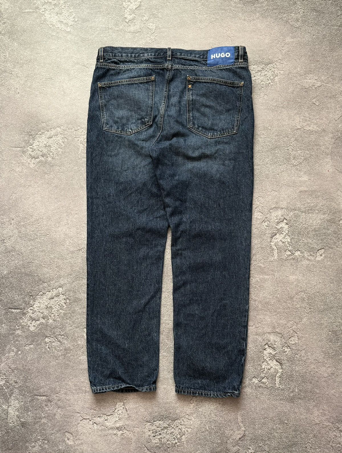 Denime × Hugo Boss Hugo boss 36/32 JOHAN denim blue pant trouser Jean chino Size US 36 / EU 52 - 4 Thumbnail