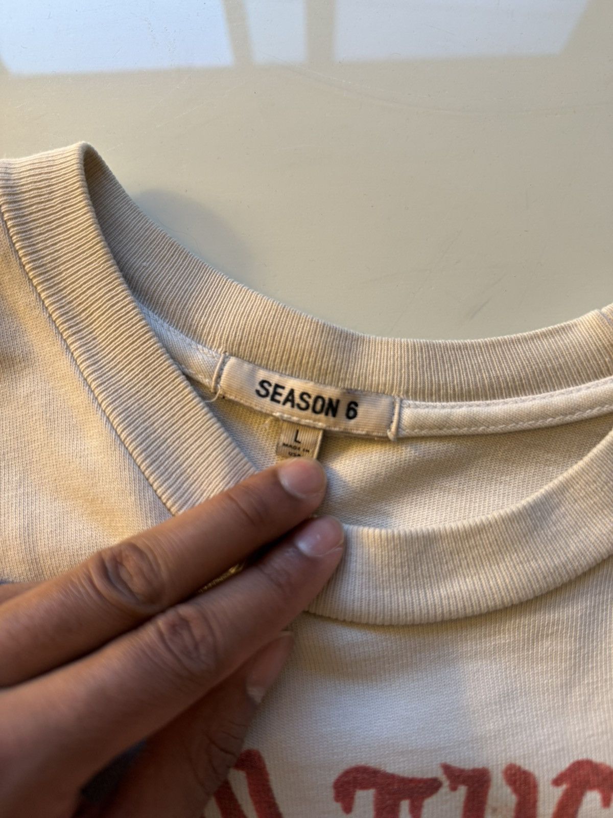 Yeezy Yeezy Season 6 Swallow the Hate Long Sleeve Size US L / EU 52-54 / 3 - 4 Thumbnail