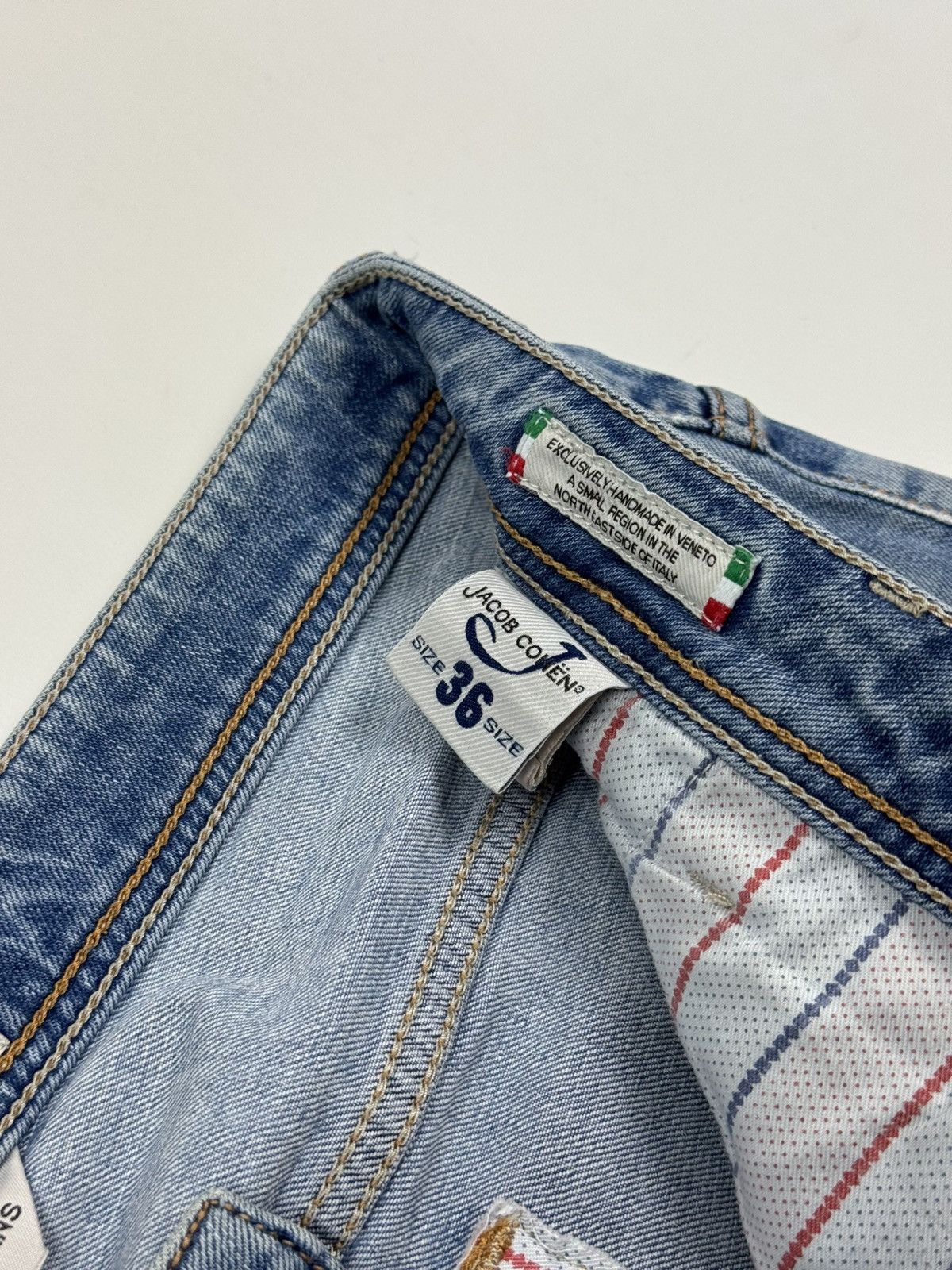 Jacob Cohen Distressed Jacob Cohen Washed Denim Jeans Made in Italy Size US 36 / EU 52 - 9 Thumbnail