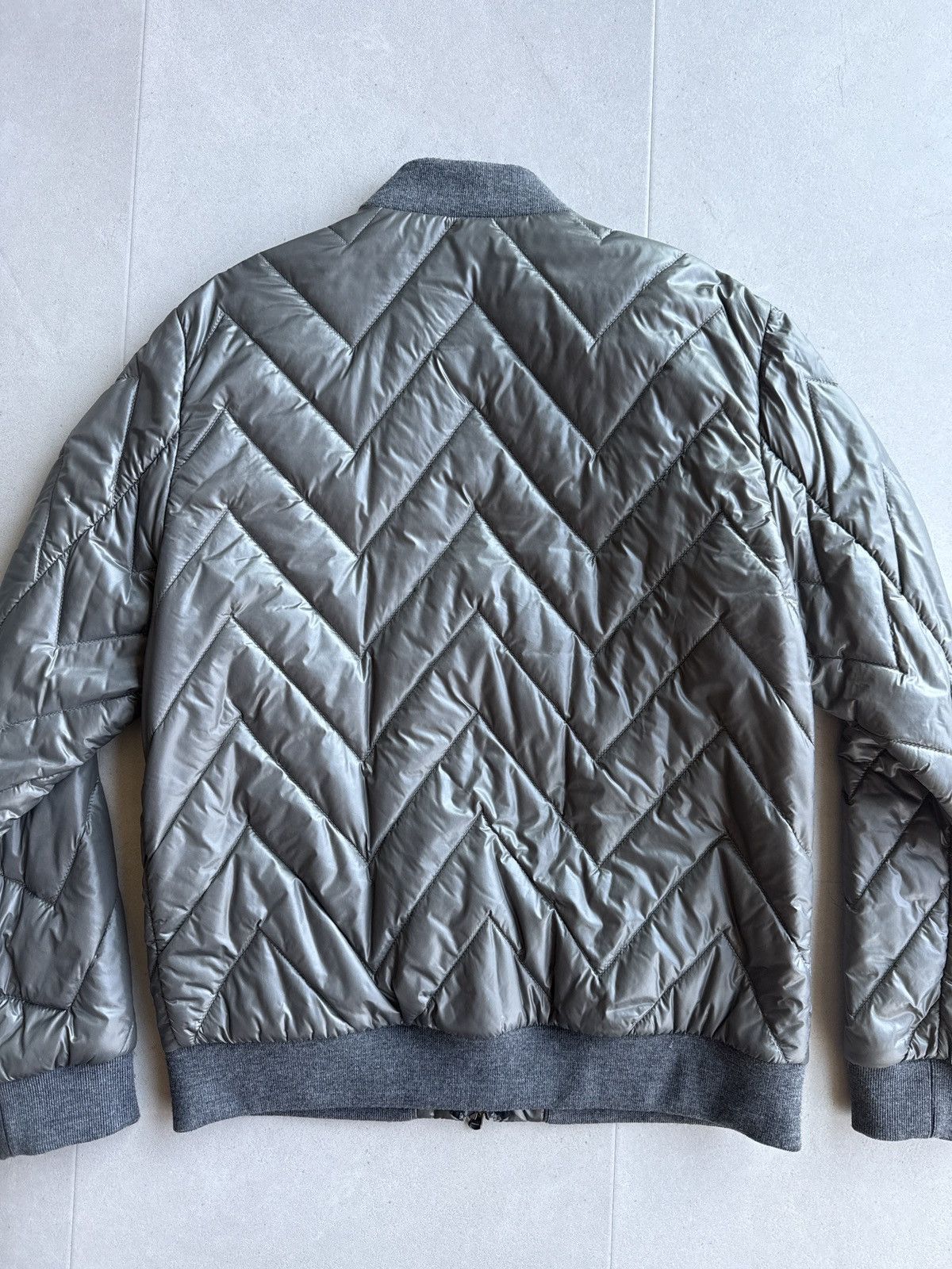 Eidos Napoli Eidos Chevron quilted puffer style jacket sz M - L Size US M / EU 48-50 / 2 - 4 Thumbnail