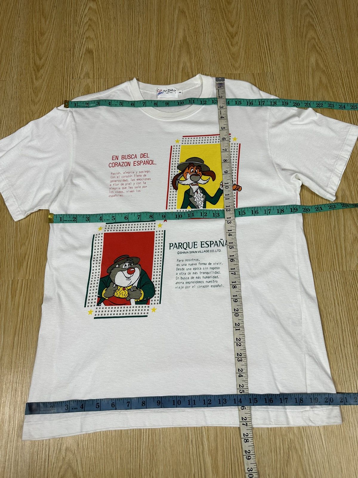 Vintage Vintage 80s Spain Village Single Stitch Tshirt A382 Size US M / EU 48-50 / 2 - 5 Thumbnail