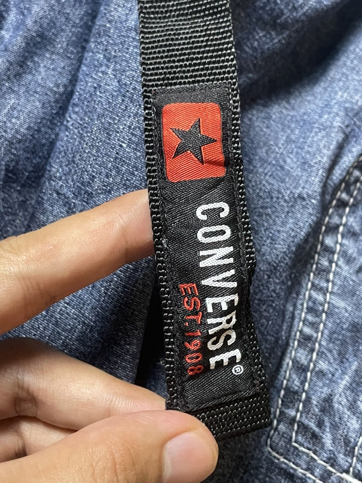 Converse × Vintage CONVERSE Wide Baggy Cargo Jeans (112) Size US 35 - 6 Thumbnail