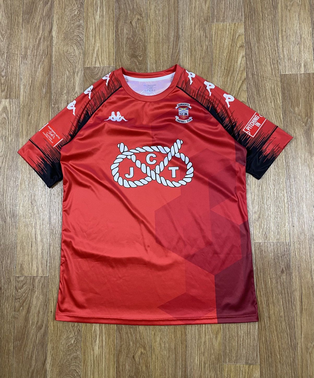 Kappa 🇮🇹 Tamworth FC Archive Retro Kit Y2K Italy Soccer Jersey ❤️ Size US L / EU 52-54 / 3 - 1 Thumbnail