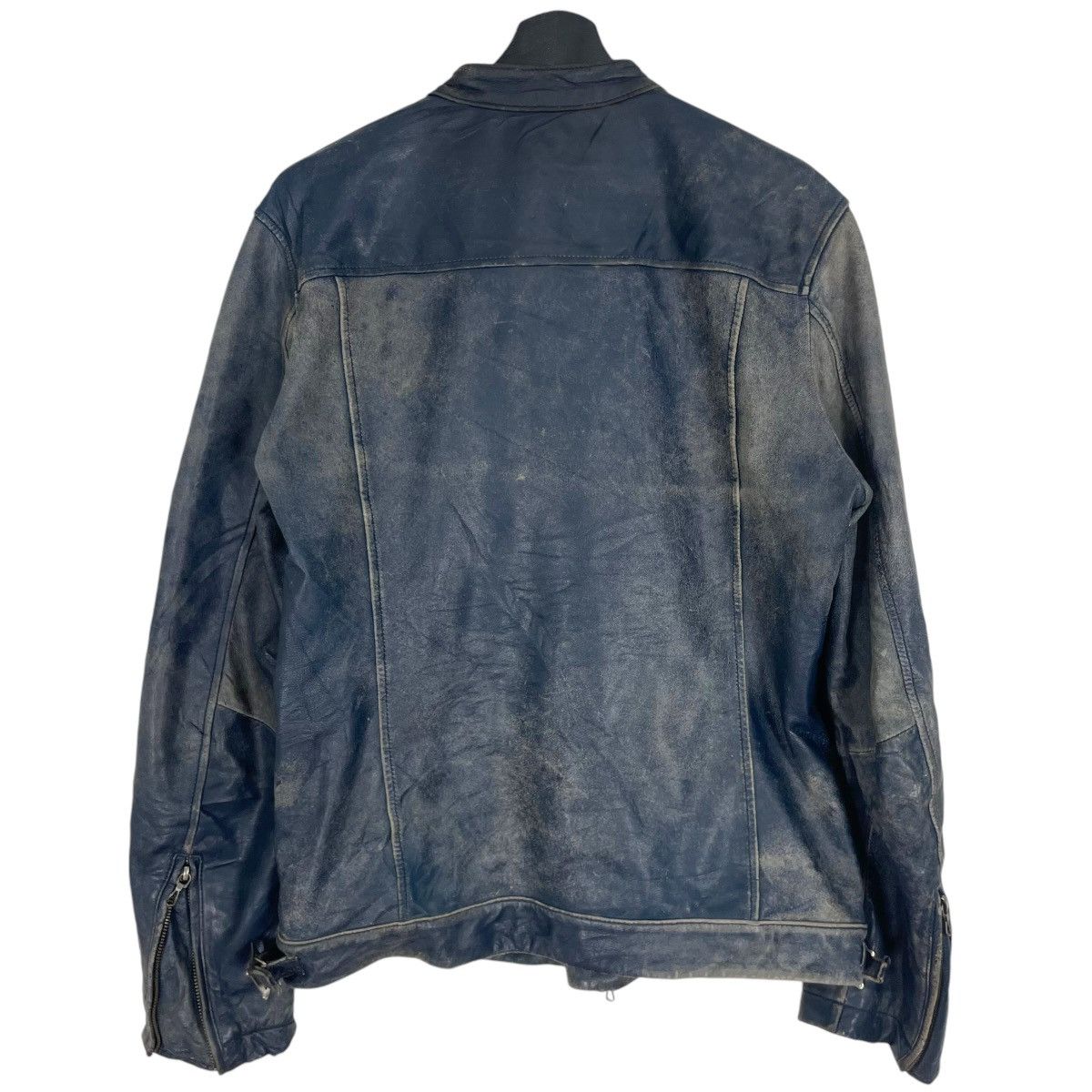 Vintage Katherine Hamnett London Leather Jacket Double Colar