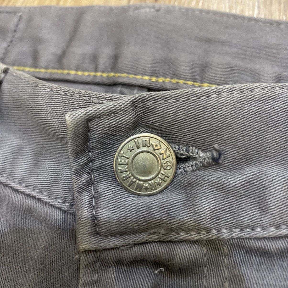 Blue Blue Japan 2000s Okura Iron Market Japan Wide Leg Pants Size US 28 / EU 44 - 5 Thumbnail