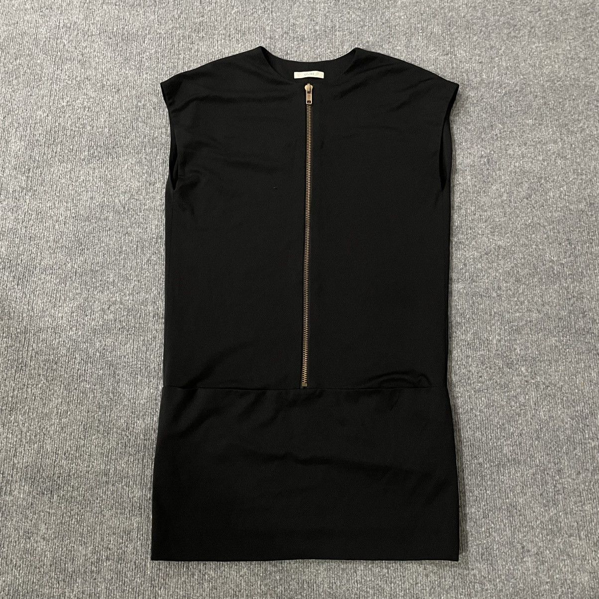 Celine Old Céline by Phoebe Philo Viscose Mini Dress Sleeveless Size S / US 4 / IT 40 - 2 Thumbnail
