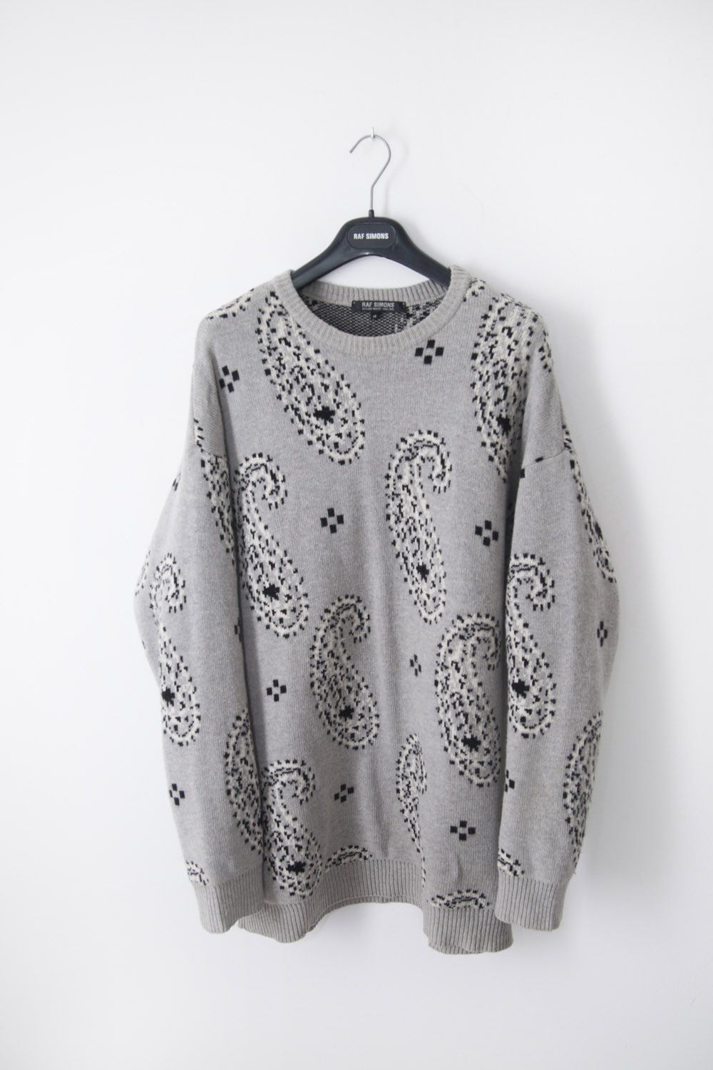 Raf Simons AW04 Waves paisley sweater Size US M / EU 48-50 / 2 - 1 Thumbnail