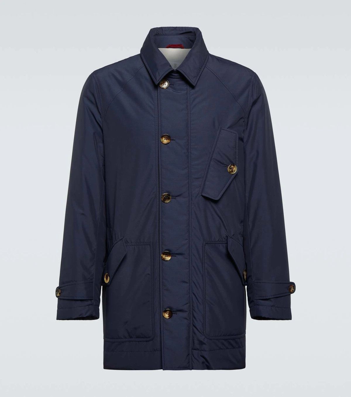 Brunello Cucinelli o1y0526 Casual Jacket in Midnight Blue Size US L / EU 52-54 / 3 - 1 Thumbnail