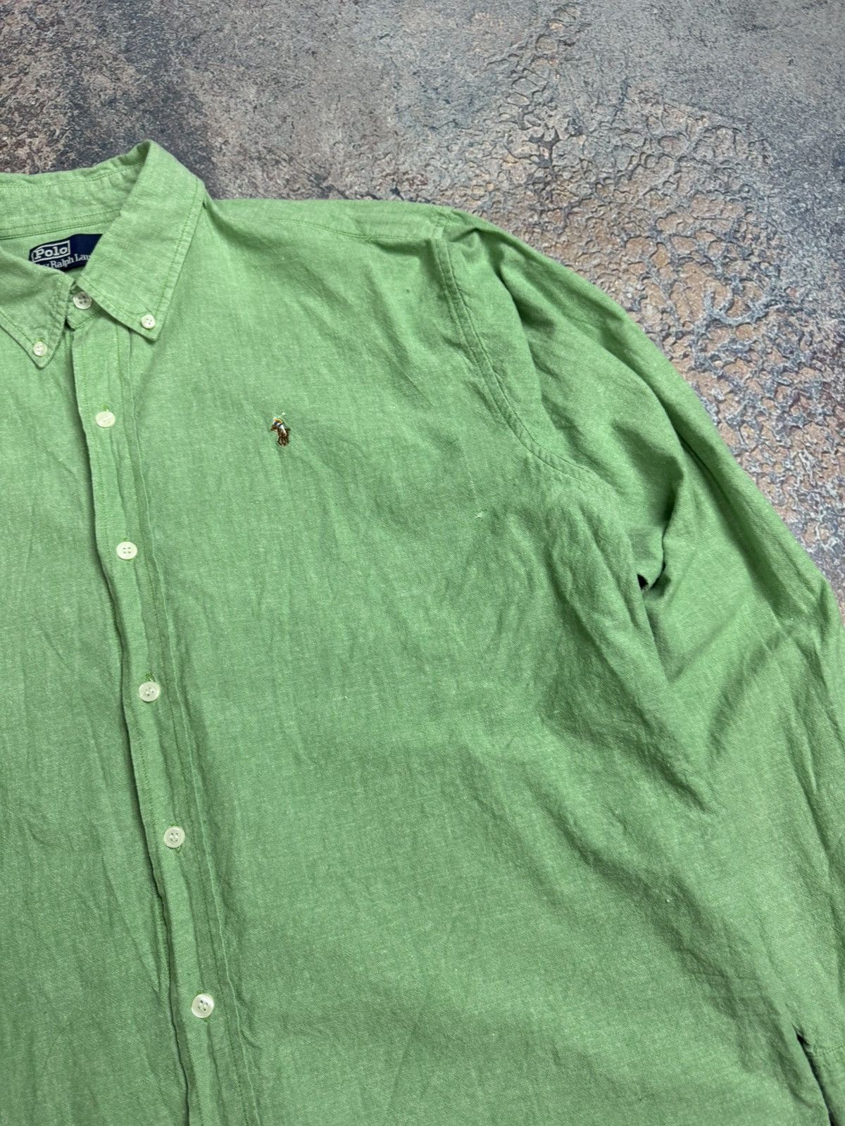 Polo Ralph Lauren VNTG Y2K Polo Ralph Lauren Shirt flannel RARE long SLEEVE Size US L / EU 52-54 / 3 - 5 Thumbnail