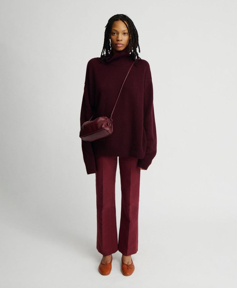 Mansur Gavriel os11x0326 Size: OS / Mini Cloud Clutch in Burgundy Size ONE SIZE - 3 Thumbnail