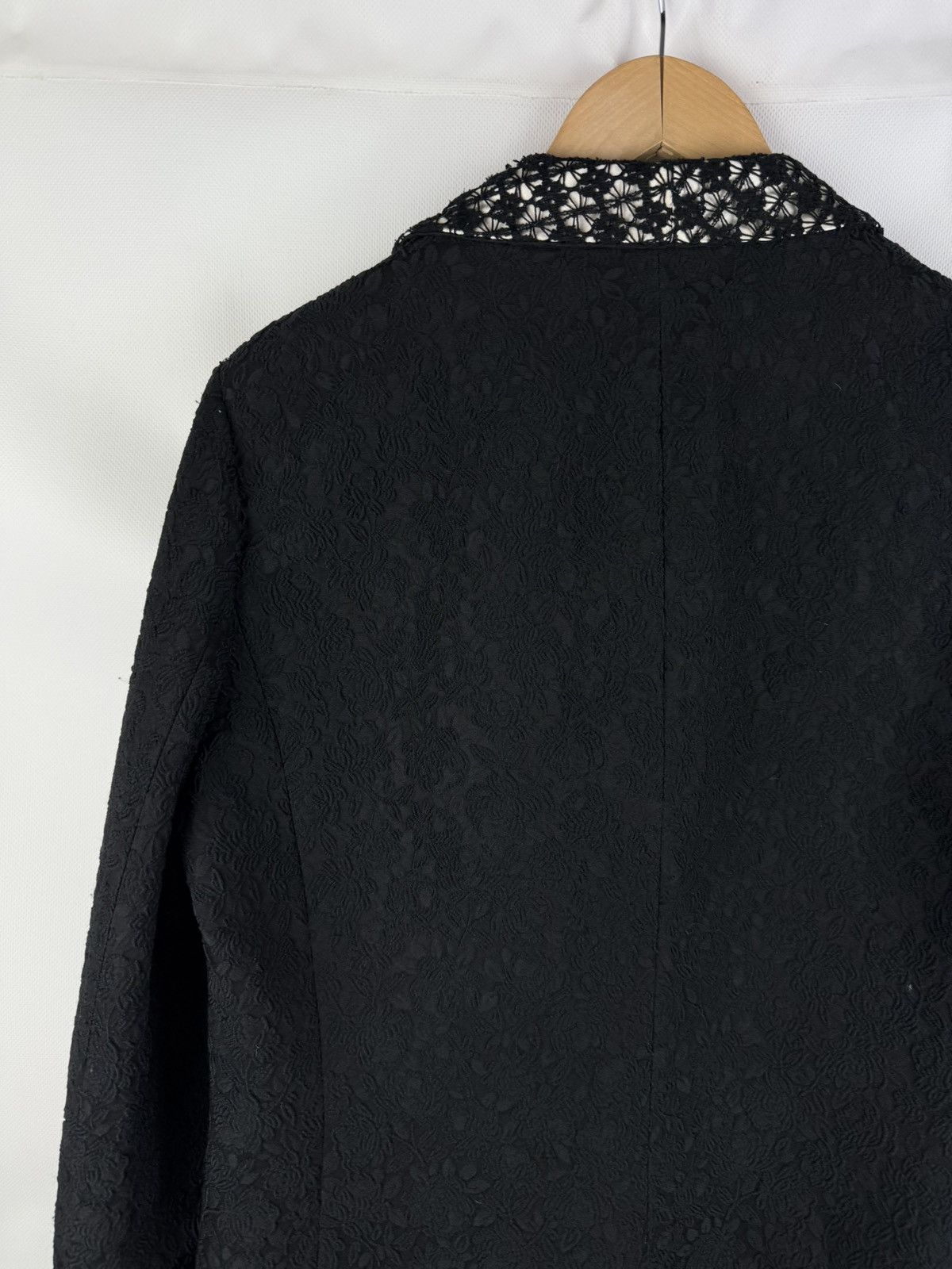 Dolce & Gabbana Dolce & Gabbana Ladies Lace Trim Blazer Jacket Size 32 / 46 Size L / US 10 / IT 46 - 17 Thumbnail