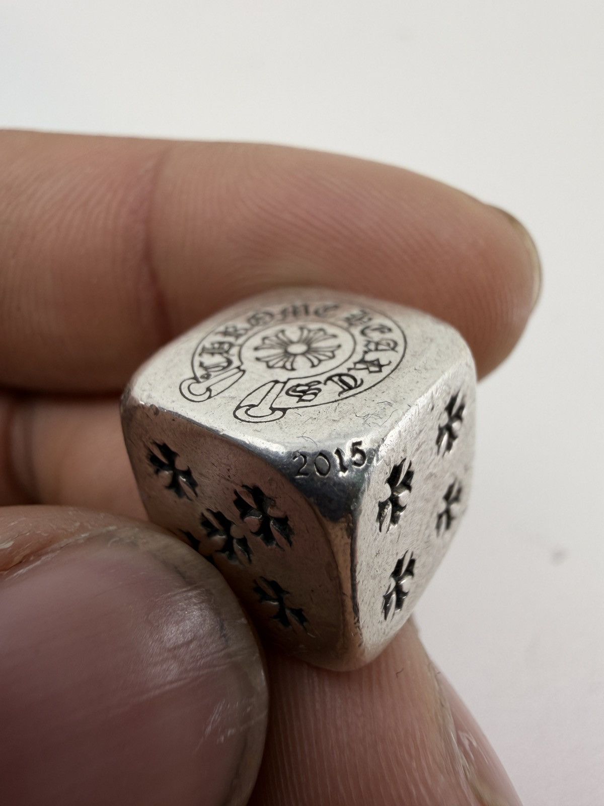 Chrome Hearts Chrome Hearts Silver Dice Set Size ONE SIZE - 2 Thumbnail