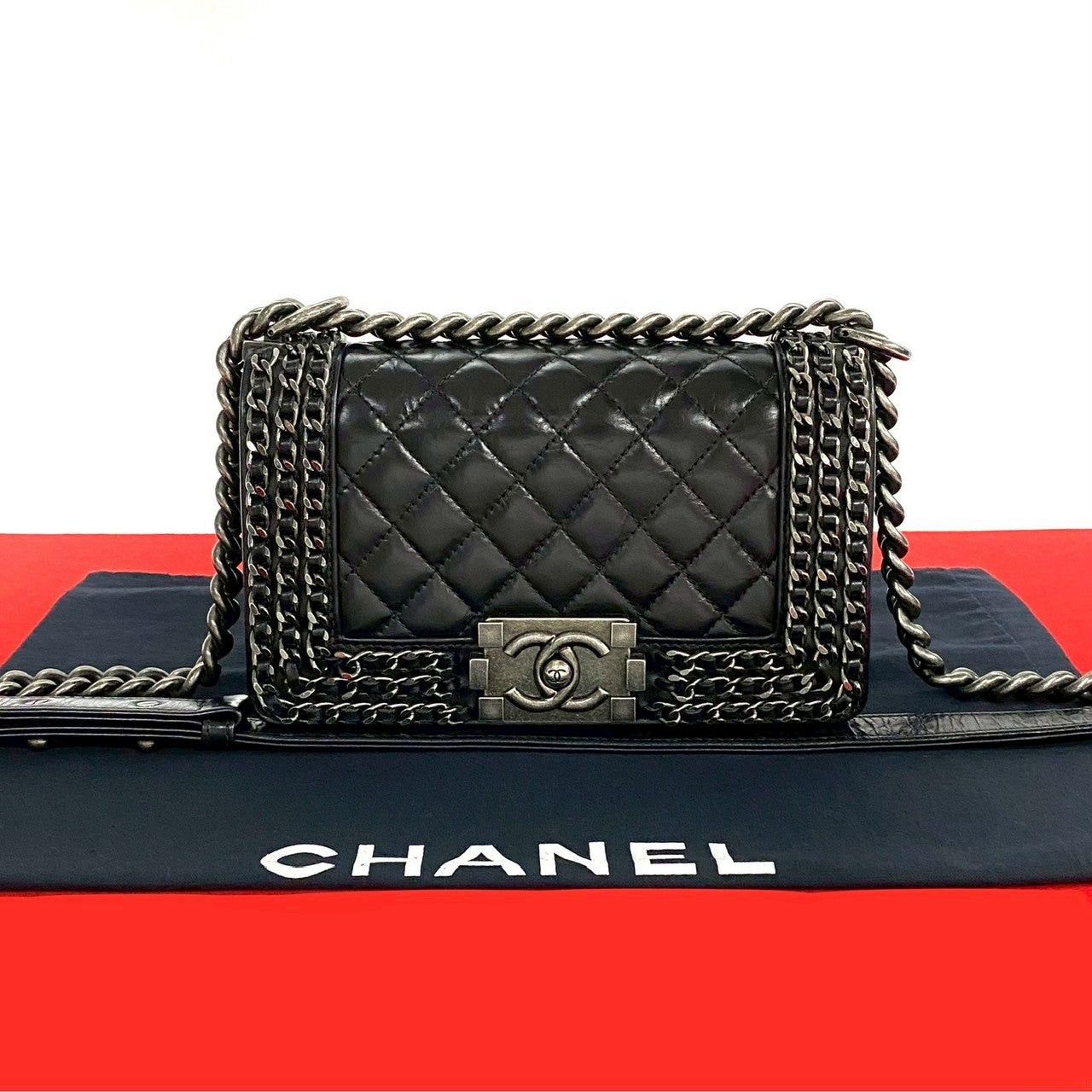 Chanel Chanel Shoulder Bag Black Leather Size ONE SIZE - 1 Thumbnail