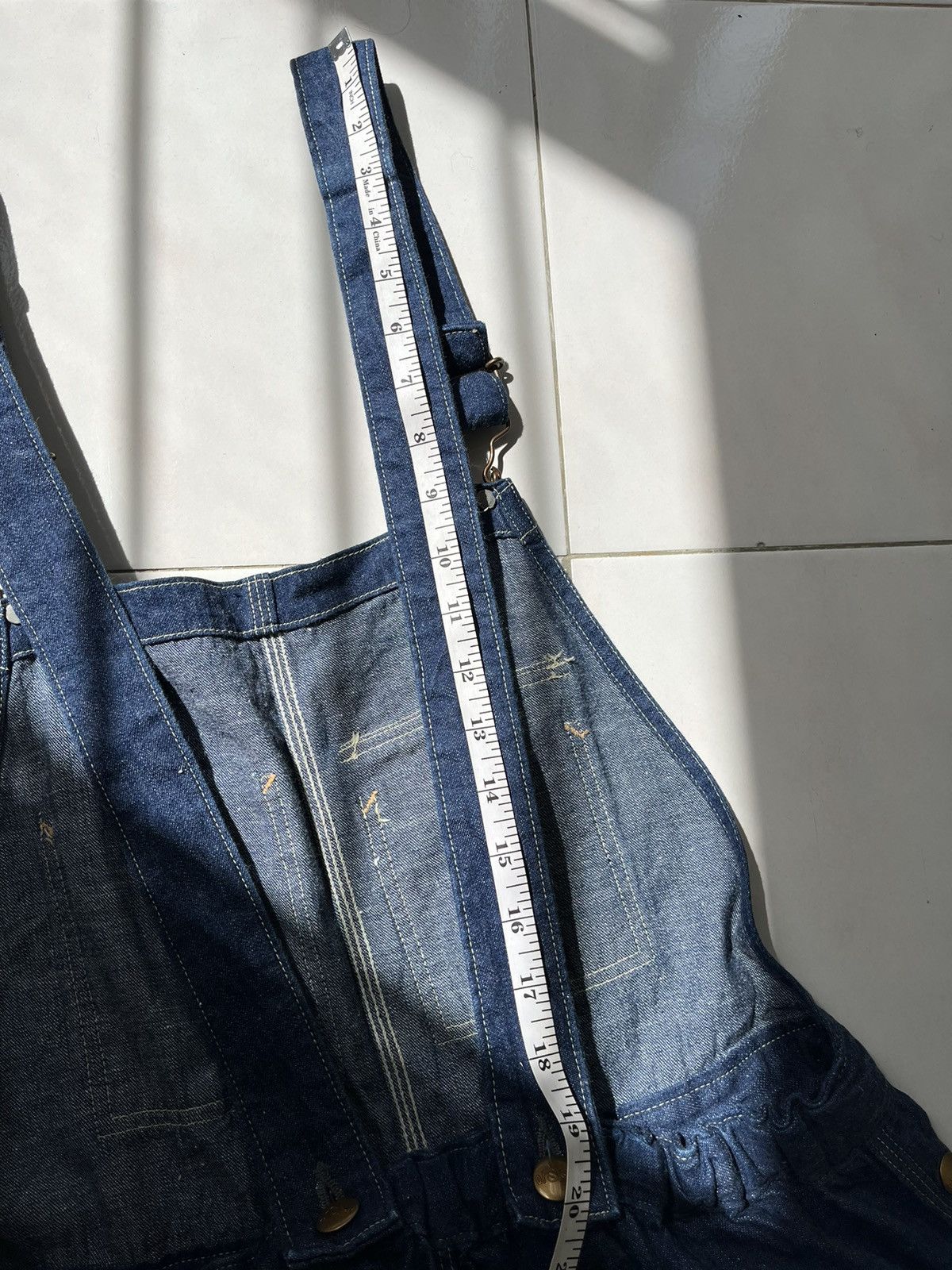 Japanese Brand × Orslow Orslow Wide Leg Overall Size 28" / US 6 / IT 42 - 15 Thumbnail