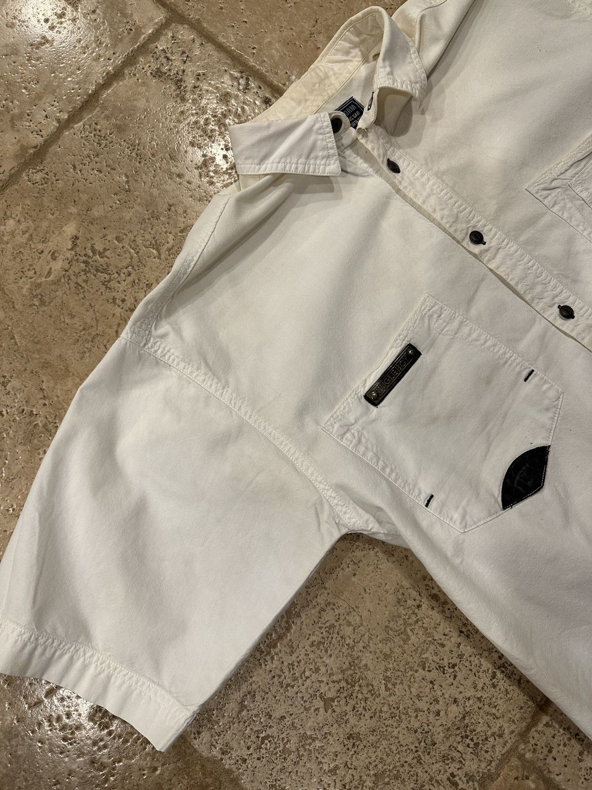 Bugle Boy × Vintage Bugle Boy Vintage white Button Up Shirt Hardware Size US M / EU 48-50 / 2 - 9 Thumbnail