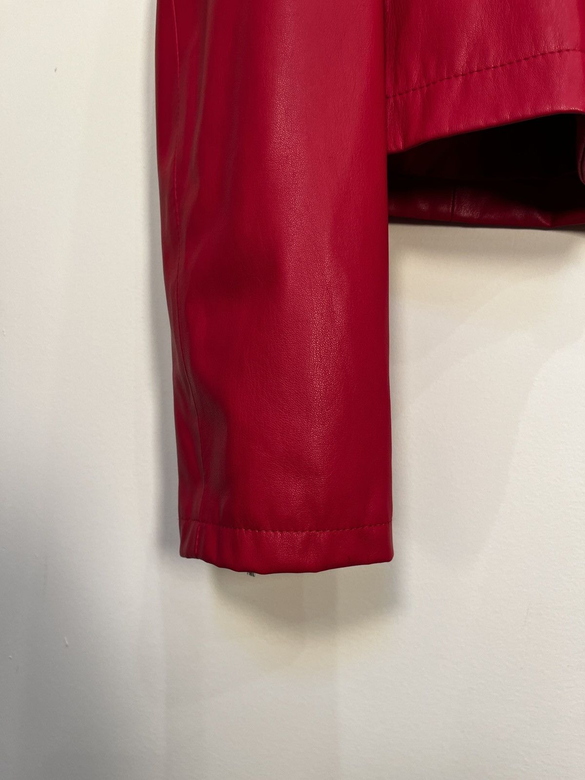 Mowalola Mowalola Faux Leather Cross Jacket (unisex) Size US L / EU 52-54 / 3 - 15 Thumbnail