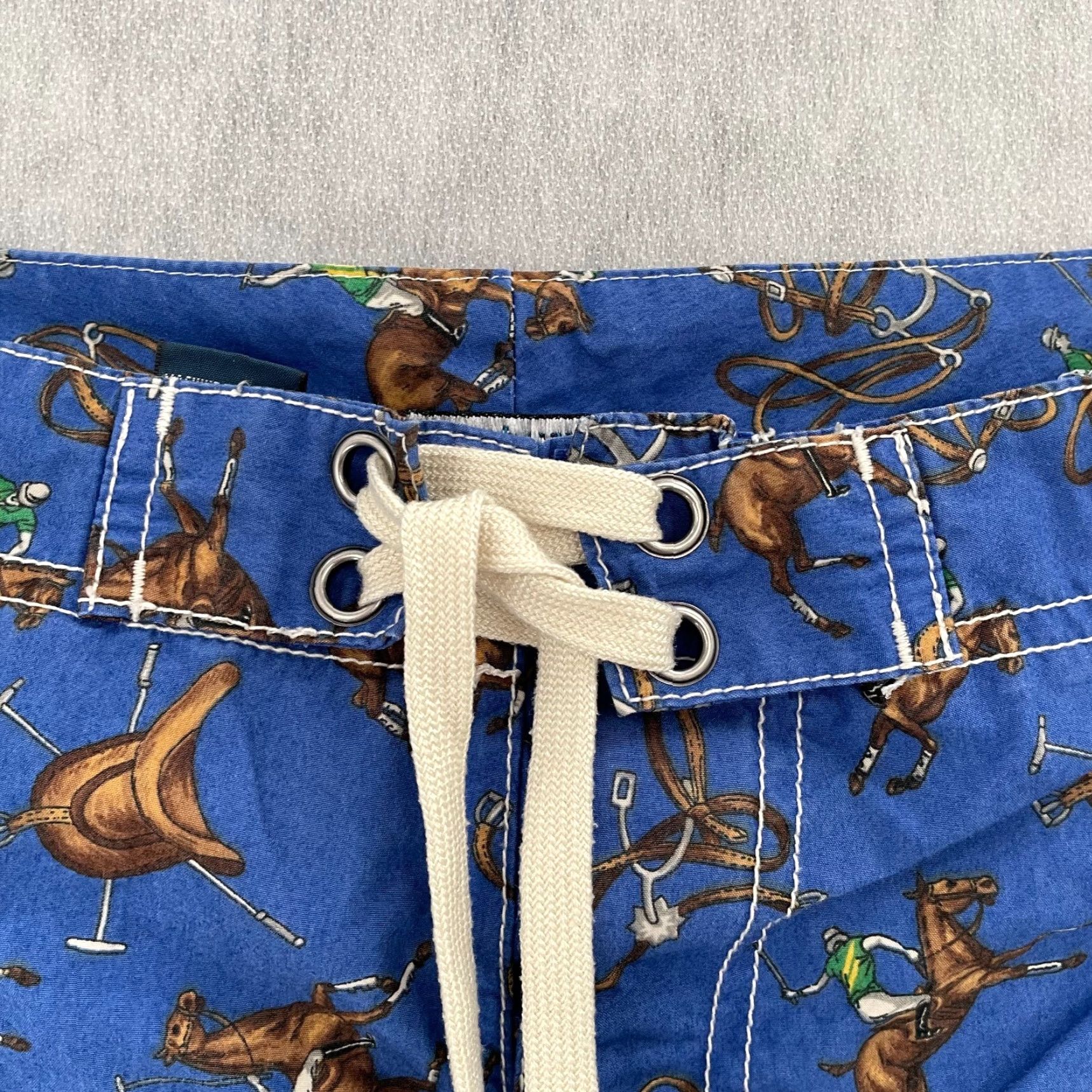 Polo Ralph Lauren Vintage Polo Ralph Lauren Swim Shorts All Over Print Blue Men 38 Beach Logo Water Polo Size US M / EU 48-50 / 2 - 4 Thumbnail