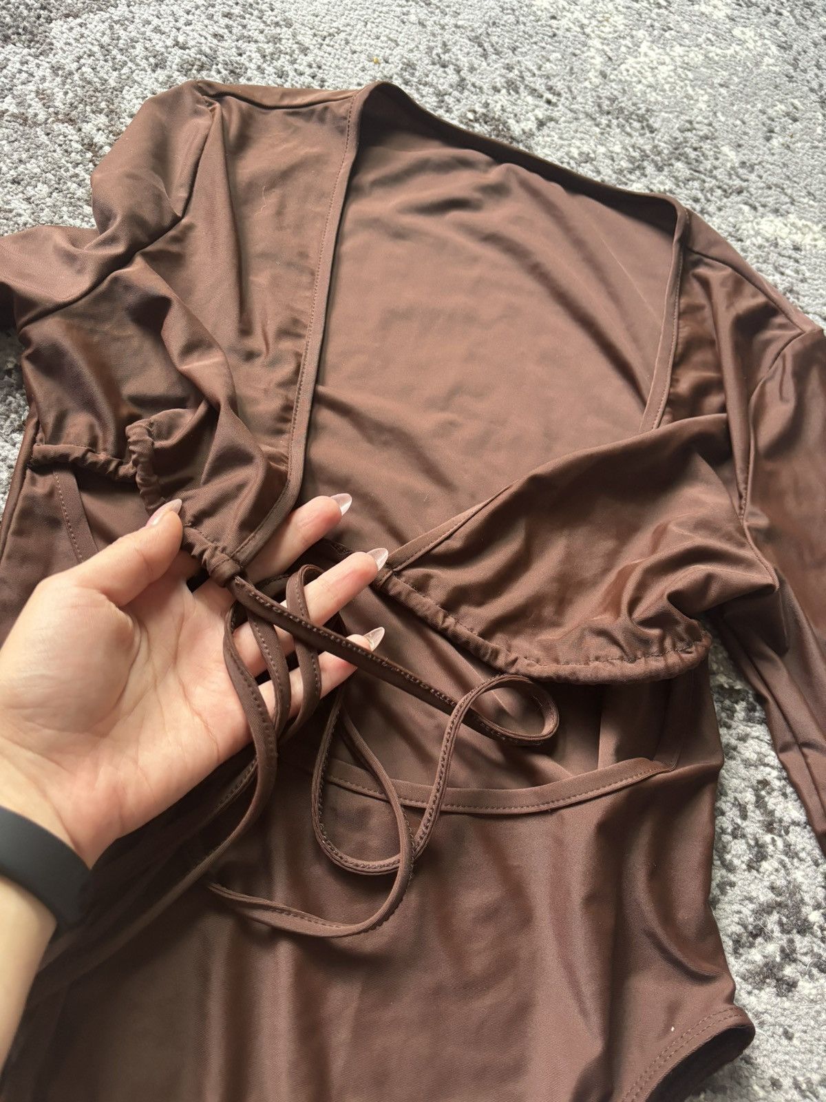 Shein Gothic Cyber Y2K Techwear Y2K Streetwear Stretch Bodysuit Size M / US 6-8 / IT 42-44 - 5 Thumbnail