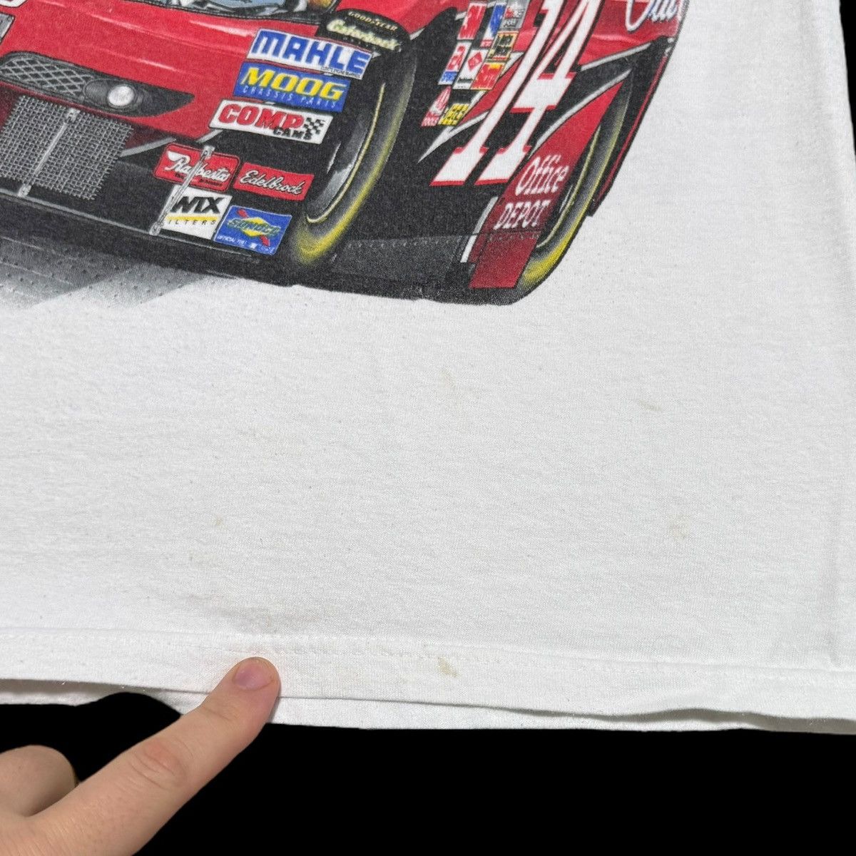 Chase Authentics × NASCAR Chase Authentics Tony Stewart AOP Cotton Shirt Adult 2XL Size US XXL / EU 58 / 5 - 3 Thumbnail
