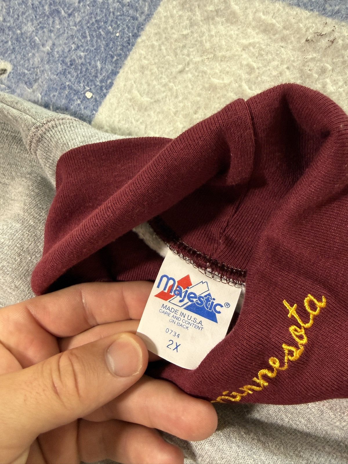 NCAA Vintage minnesota gophers turtleneck sweatshirt Size US XXL / EU 58 / 5 - 3 Thumbnail