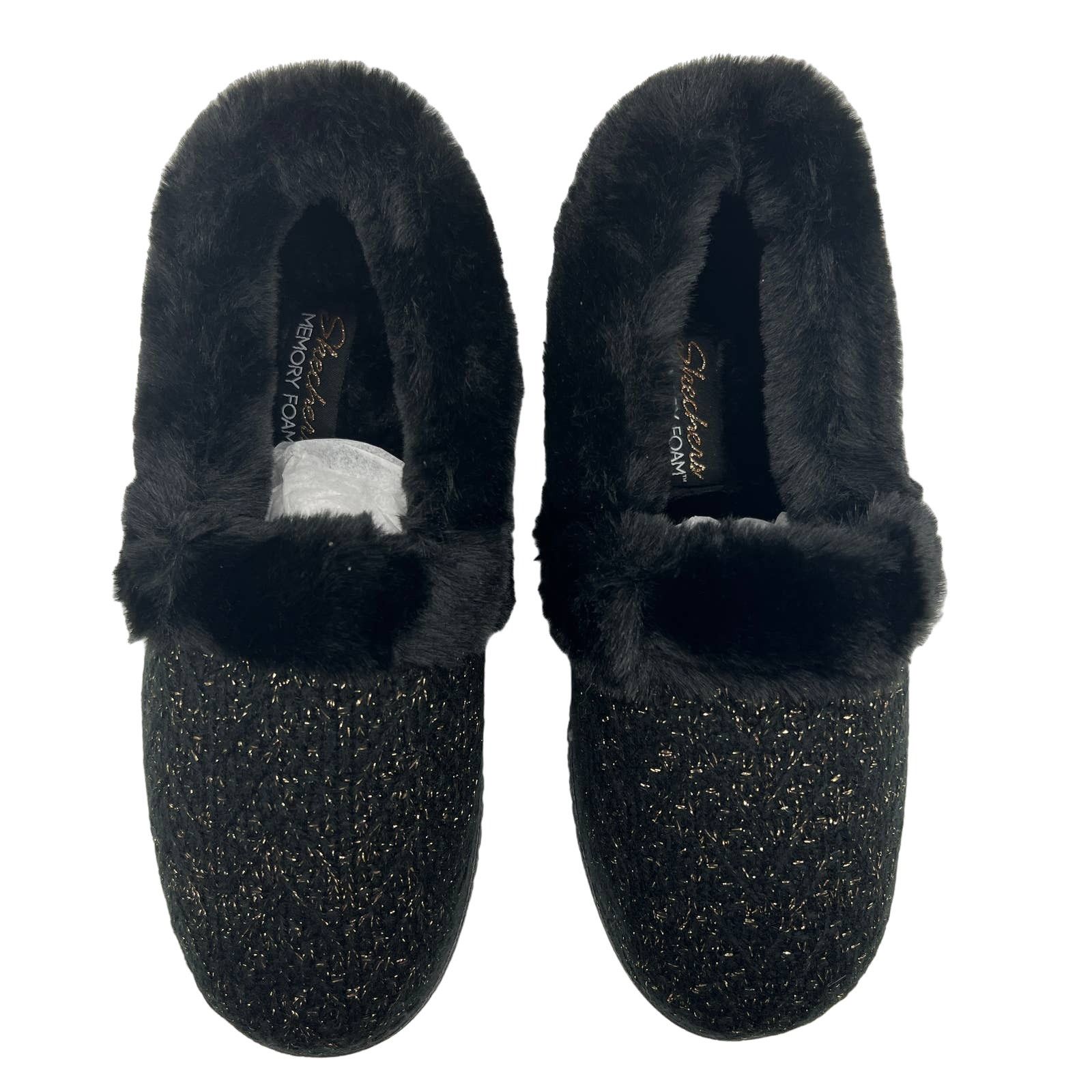 SKECHERS Skechers Slipper Womens Size 6 Wide Black Cozy Lite Size US 6 / IT 36 - 1 Thumbnail