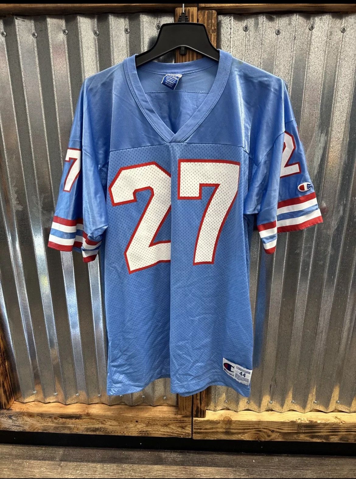 Champion × Vintage Vintage Eddie George NFL Oilers Jersey Size US S / EU 44-46 / 1 - 1 Thumbnail