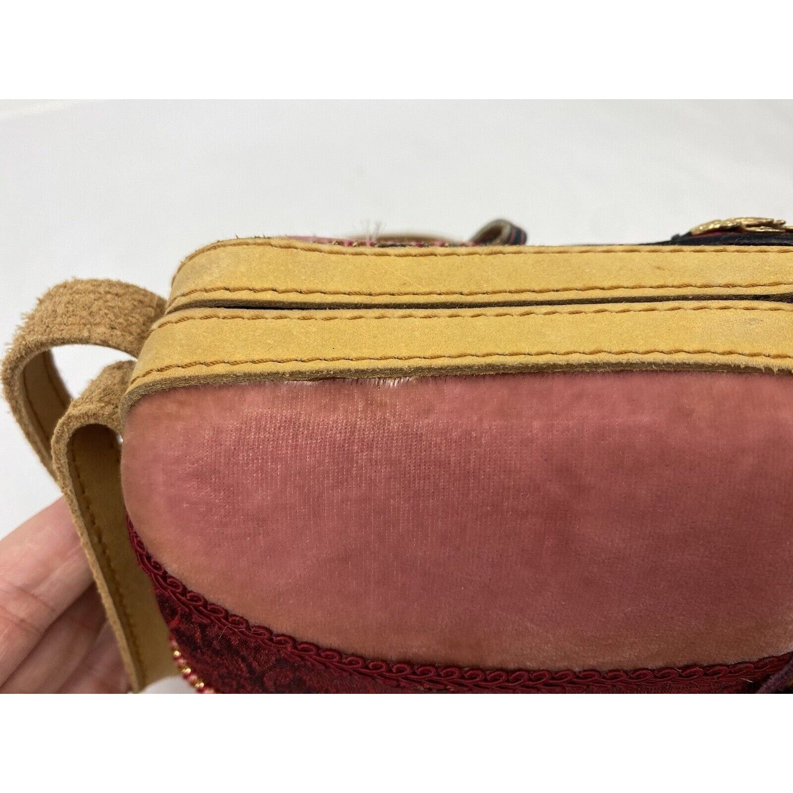 Mary Frances VTG Mary Frances Shoes Heel Beaded Velvet Shoulder Bag Purse Size ONE SIZE - 12 Thumbnail