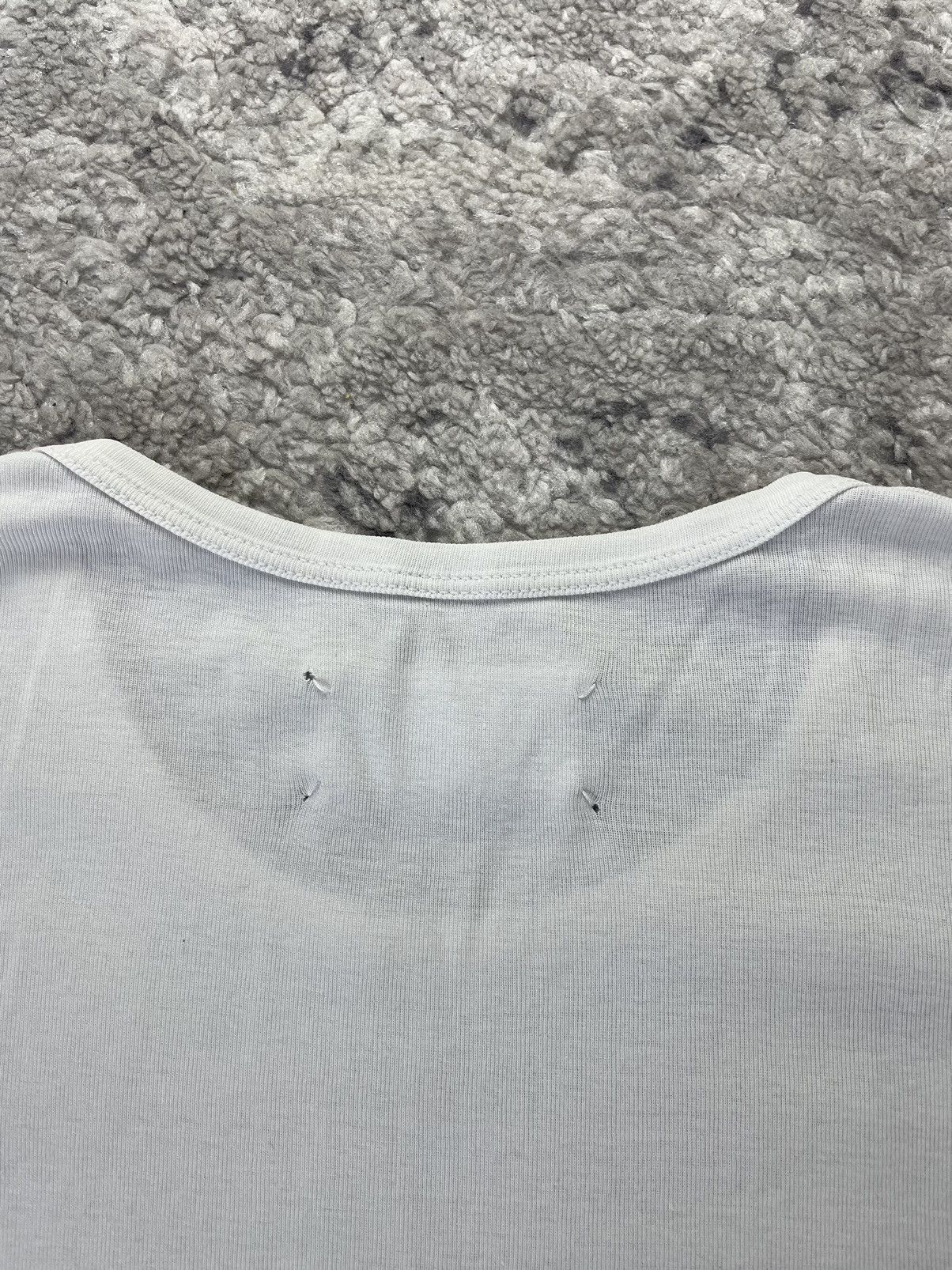 Maison Margiela SS99 Artisanal (0) (10) White T Shirt Size US L / EU 52-54 / 3 - 8 Thumbnail