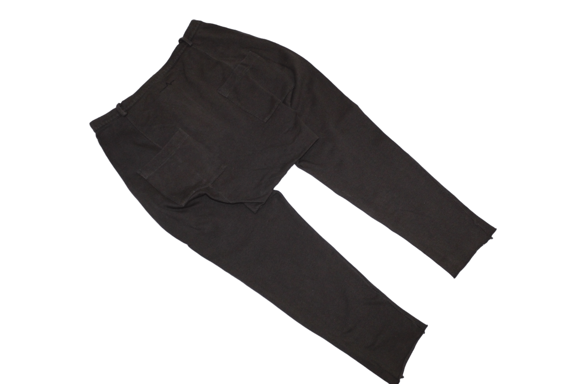First Aid To The Injured First Aid To The Injured Drop Crotch Button-fly Raw Cut Pant Size US 34 / EU 50 - 1 Thumbnail