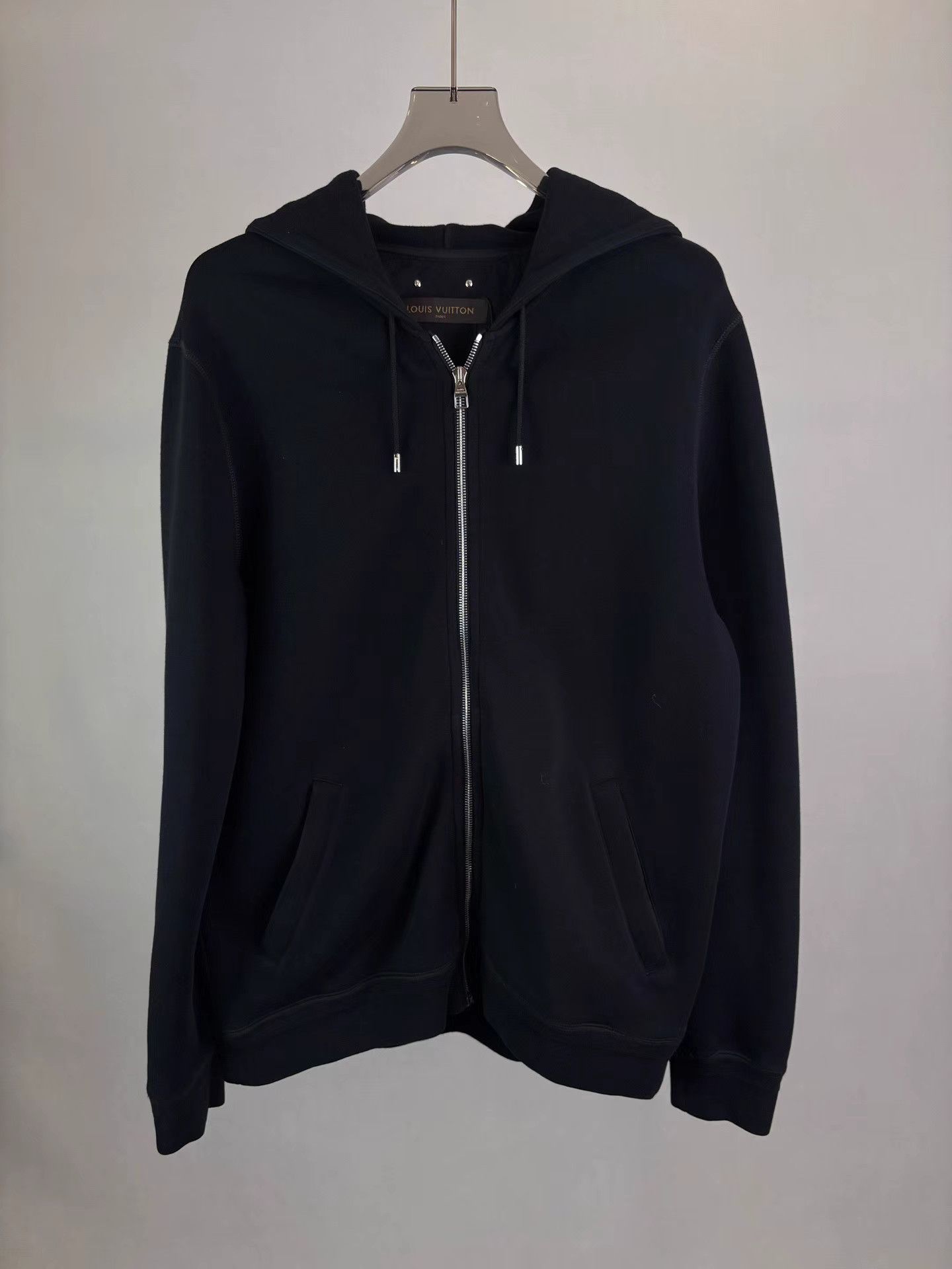 Louis Vuitton LOUIS VUITTON Black Zipper Jacket K1 Size US XXL / EU 58 / 5 - 1 Thumbnail