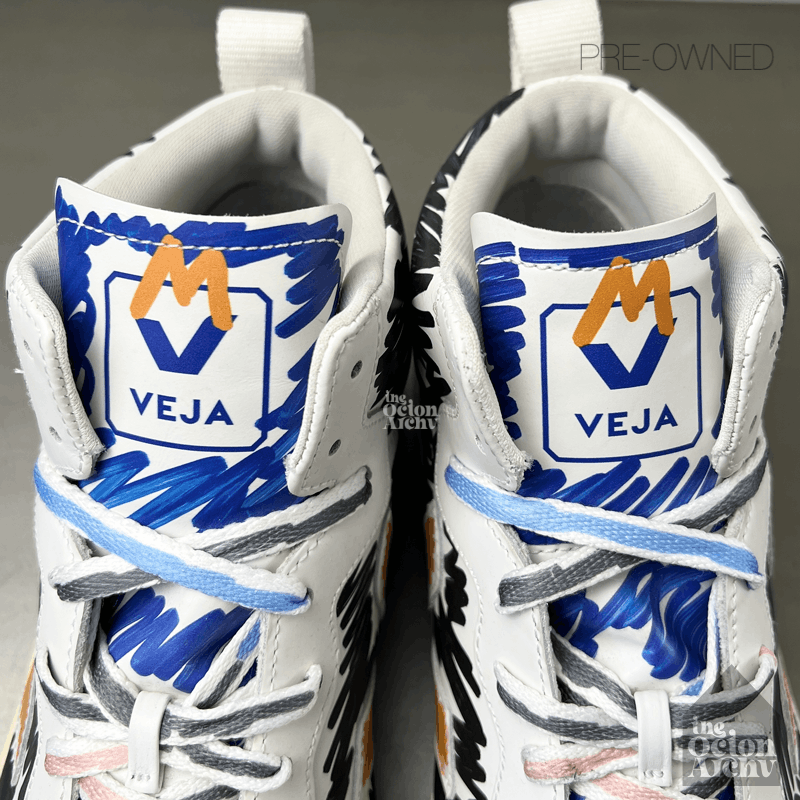 Marni × Veja Marni x Veja V1-15 High Multicolor Scribble VQ0202884B Size US 11.5 / EU 44-45 - 9 Thumbnail