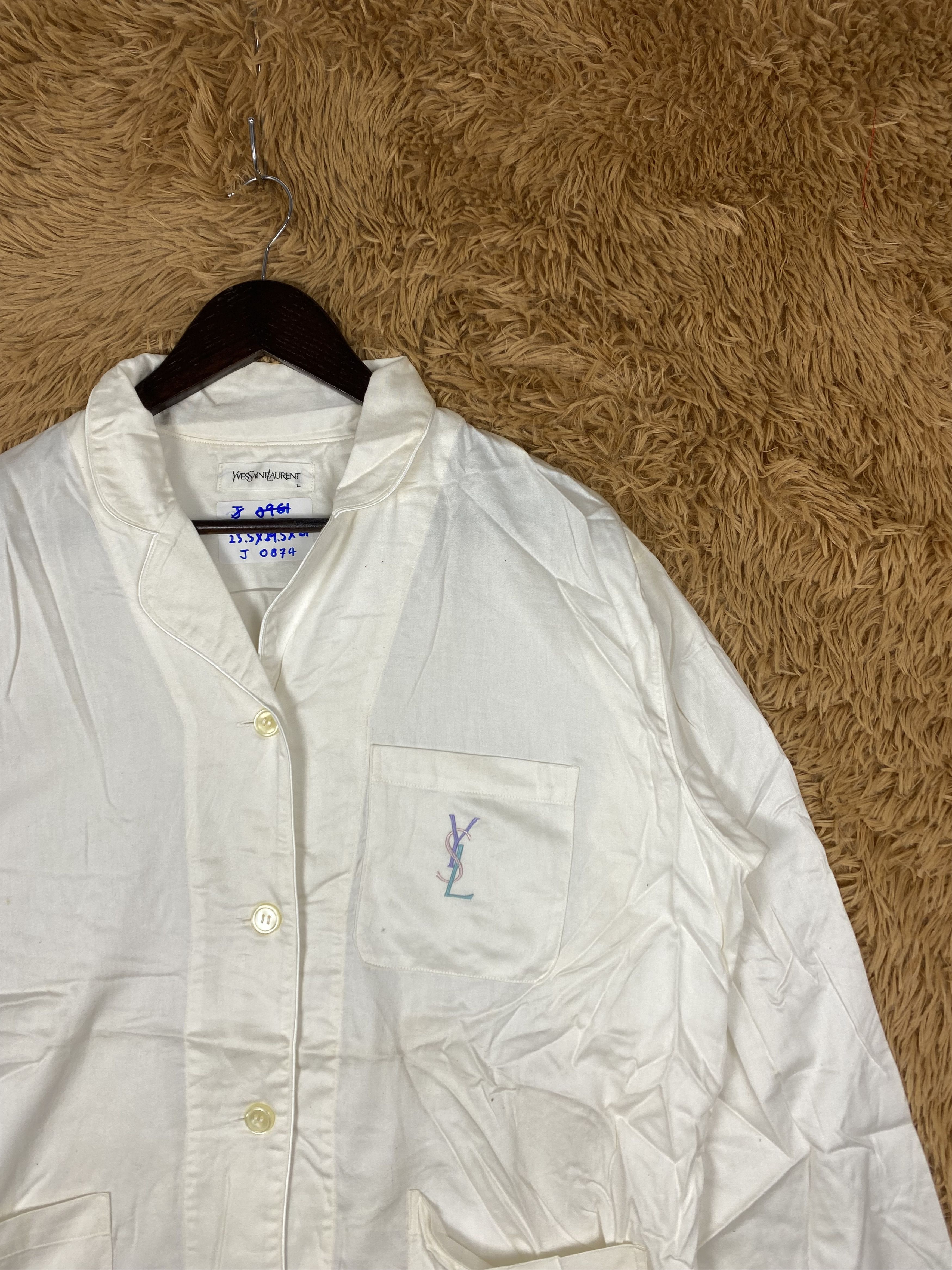 Yves Saint Laurent Vintage Yves Saint Laurent Button Jacket DJ0874 Size US L / EU 52-54 / 3 - 3 Thumbnail