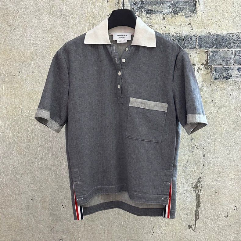 Thom Browne Thom Browne Gray woolen short sleeves Size XS / US 0-2 / IT 36-38 - 1 Thumbnail