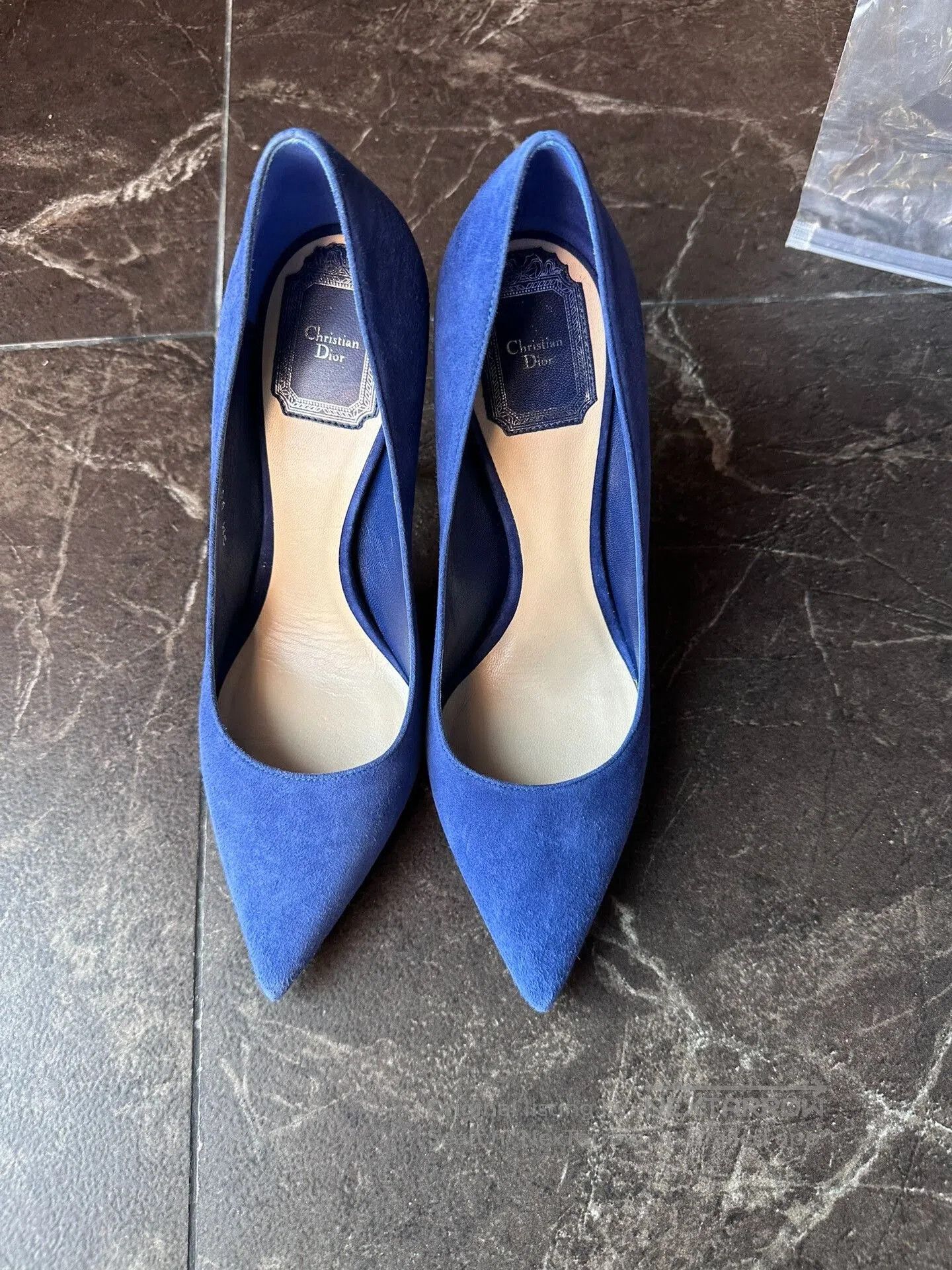 Dior Dior Blue Suede High Heels. Size US 6 / IT 36 - 2 Thumbnail