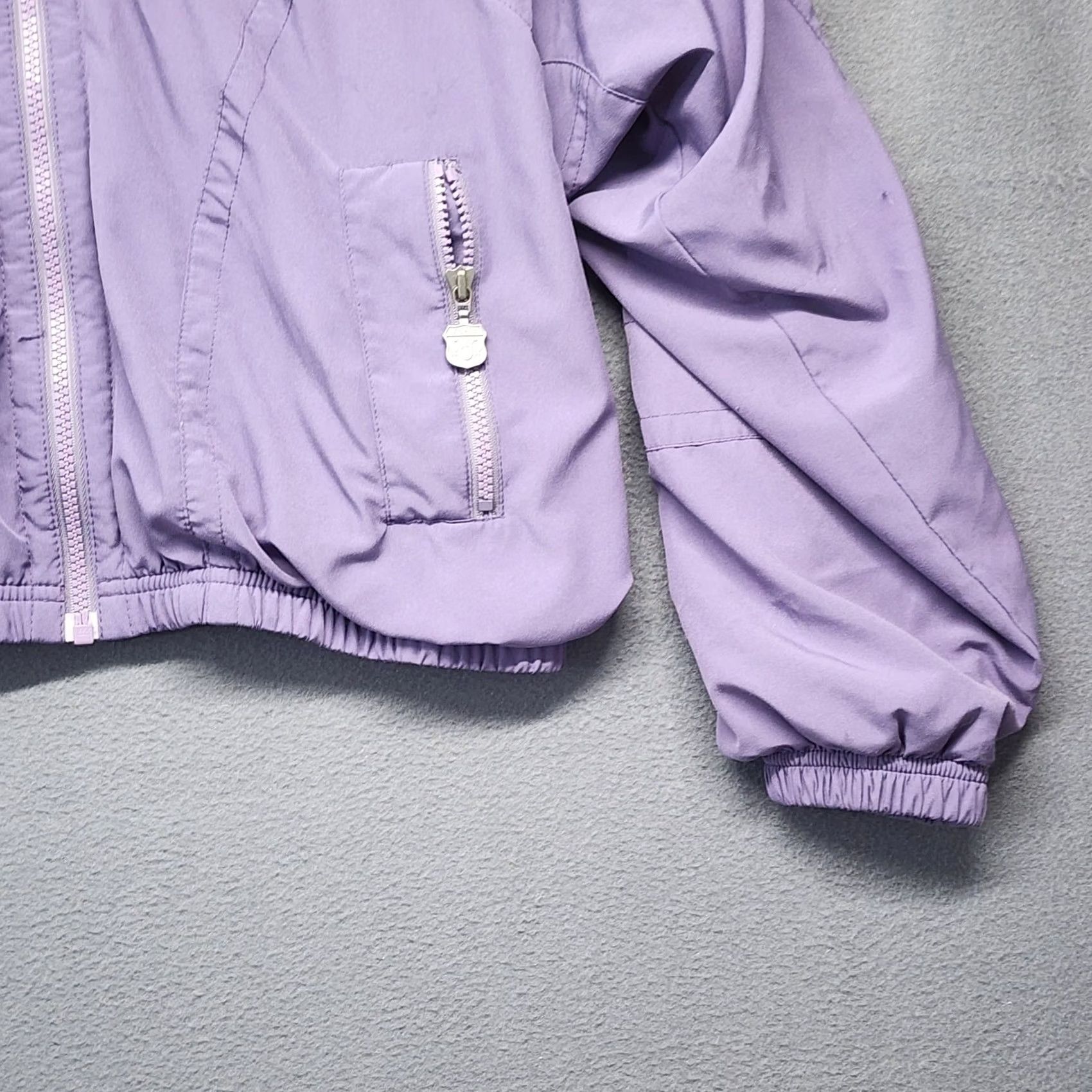 Vintage VINTAGE Kaelin Tracksuit Womens Large Lined Purple Zip Jacket Pants 2 Piece Windbreaker Set Womens Size 36" / US 14 / IT 50 - 5 Thumbnail