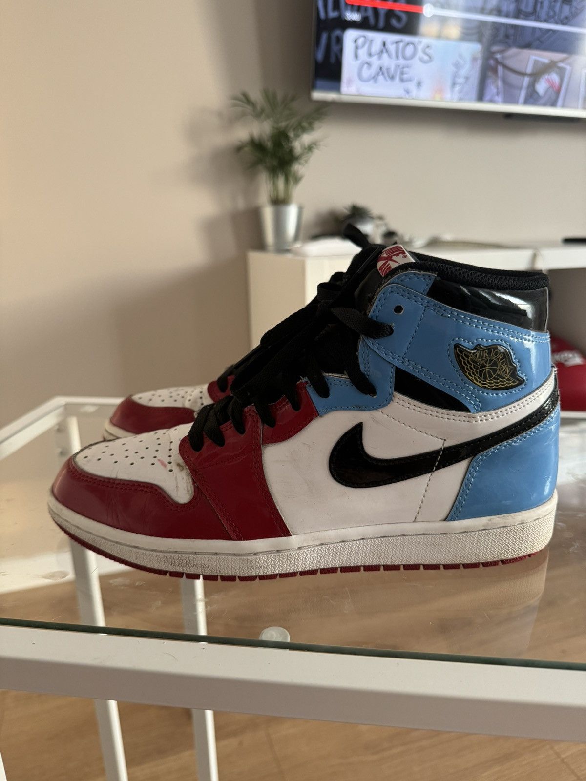 Jordan Brand Jordan 1 Retro High Fearless UNC Chicago Size US 8.5 / EU 41-42 - 4 Thumbnail