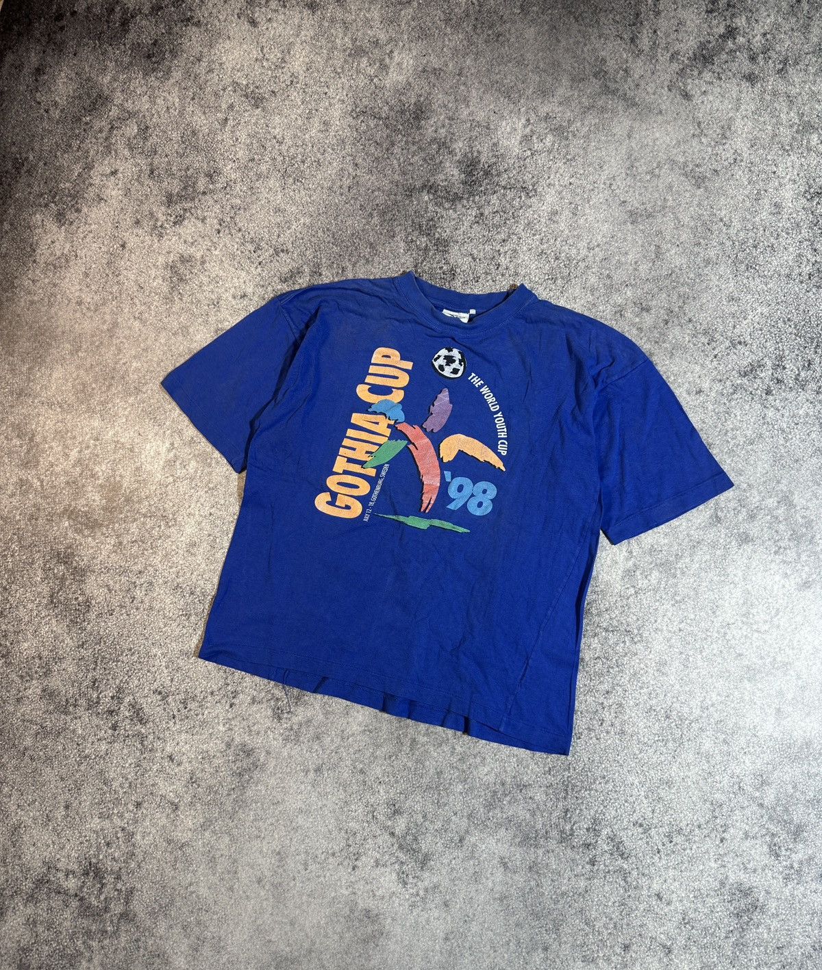 Reebok × Vintage Vintage Reebok Gothia Cup 98 T-shirt Streetwear Rare Tee M Size US M / EU 48-50 / 2 - 1 Thumbnail