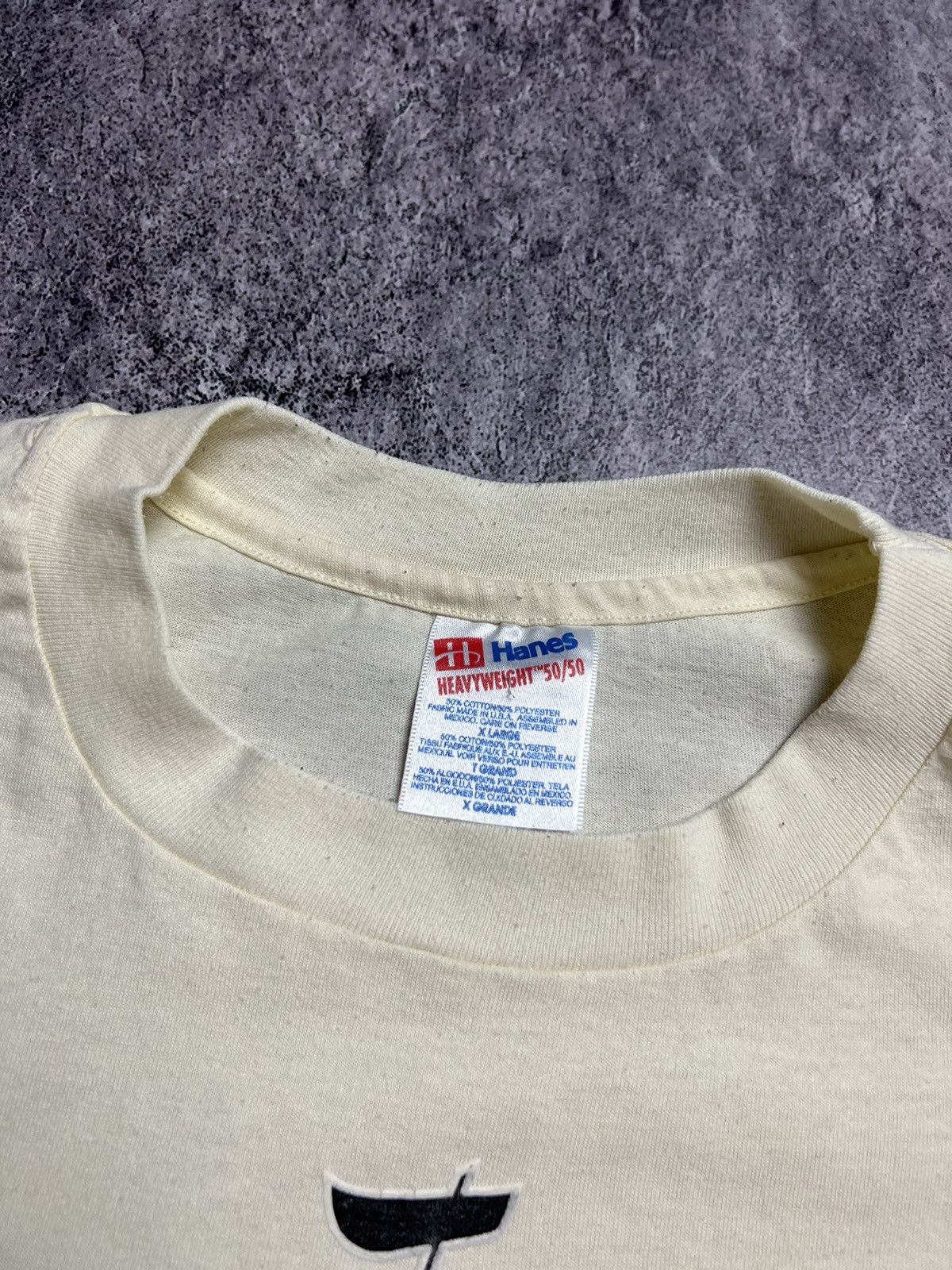 Hanes Vintage 90s Hanes San Francisco Train Alcatraz Hanes tee Size US XL / EU 56 / 4 - 2 Thumbnail