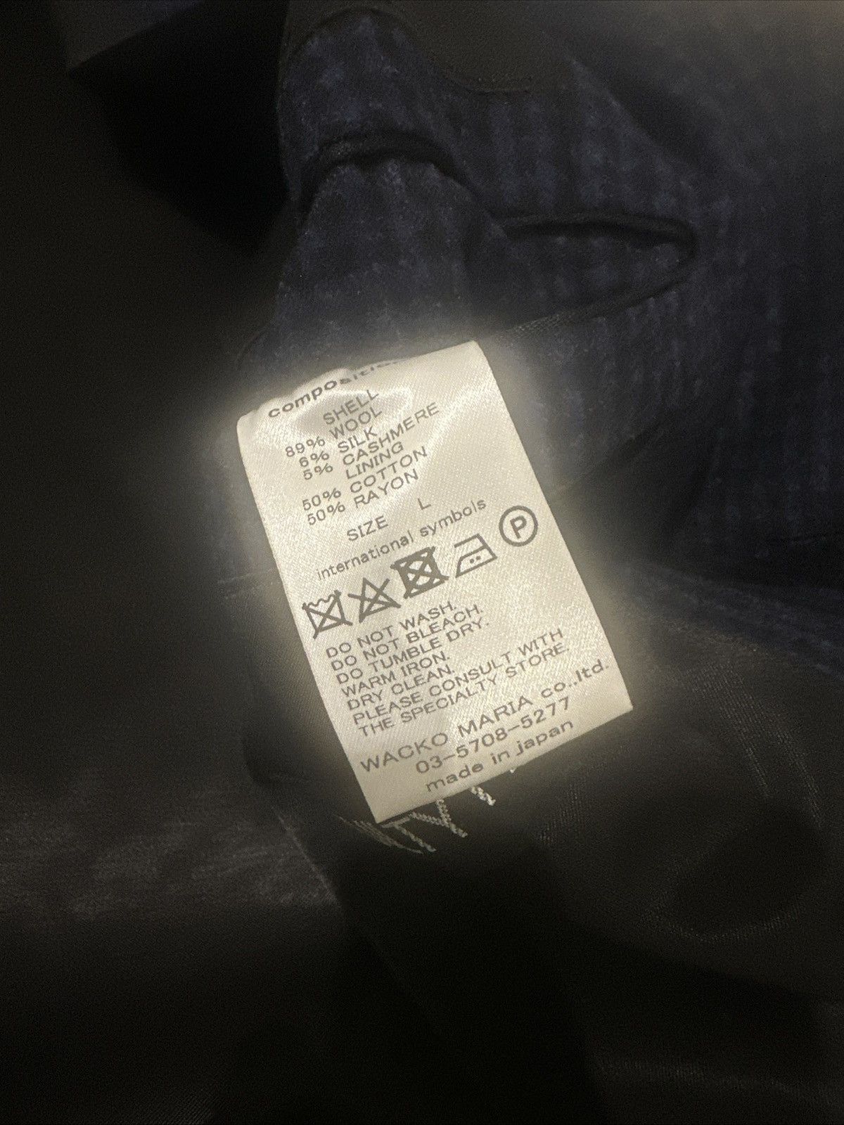 Wacko Maria Wacko Maria Ermenegildo Zegna Wool Puppytooth Coat IT50 Size US M / EU 48-50 / 2 - 10 Thumbnail