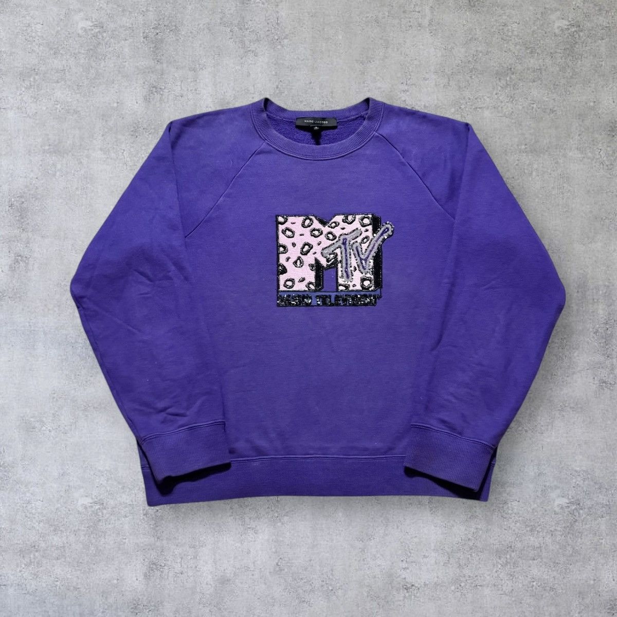 Marc Jacobs Marc Jacobs MTV Purple Sweatshirt Medium/Large Size US L / EU 52-54 / 3 - 1 Thumbnail
