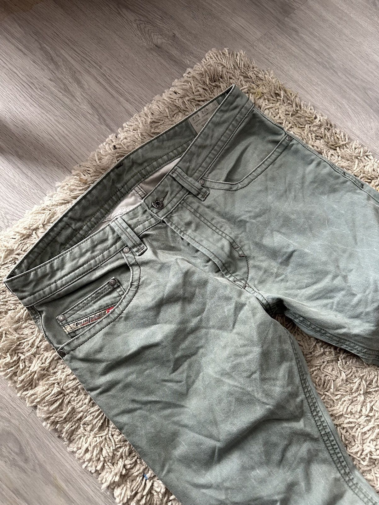 Other Diesel Thavar Plastic Effect Denim Pants Size US 32 / EU 48 - 4 Thumbnail