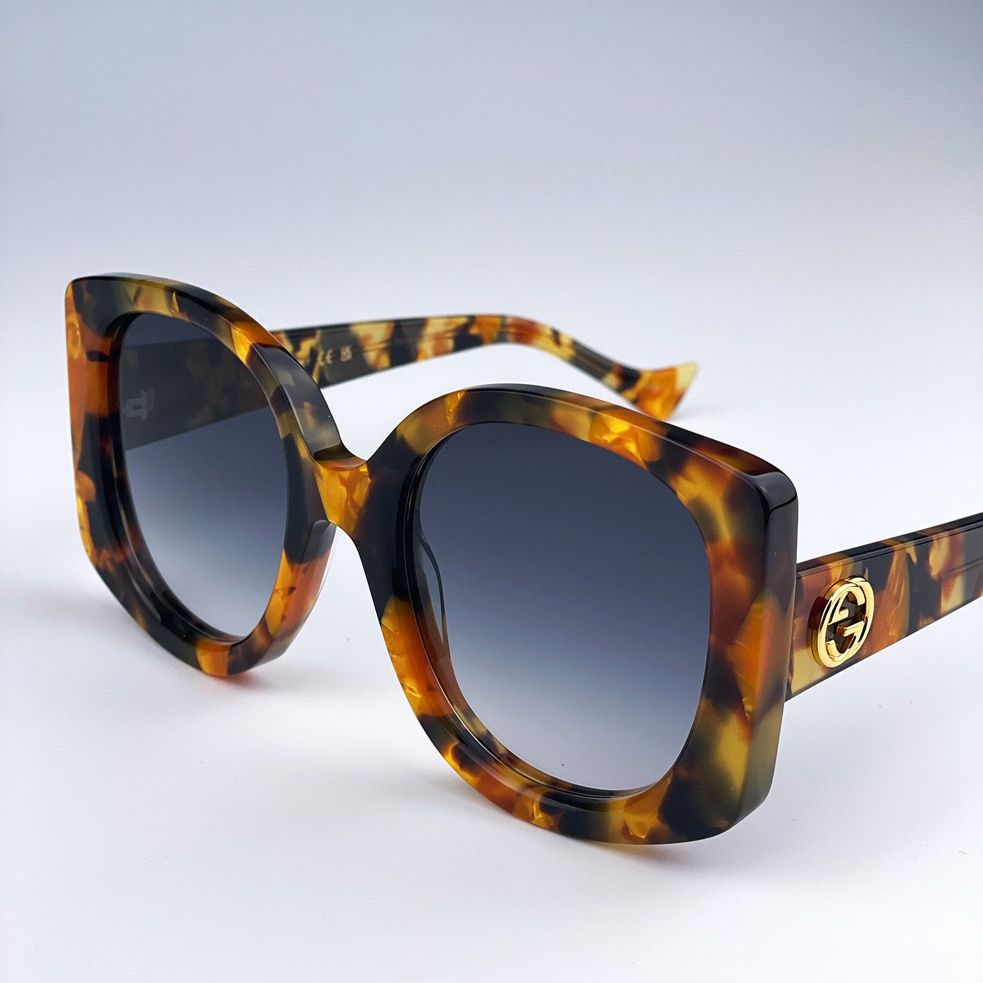 Gucci NEW Gucci GG1257S 004 Butterfly Oversized Women Sunglasses Size ONE SIZE - 6 Thumbnail