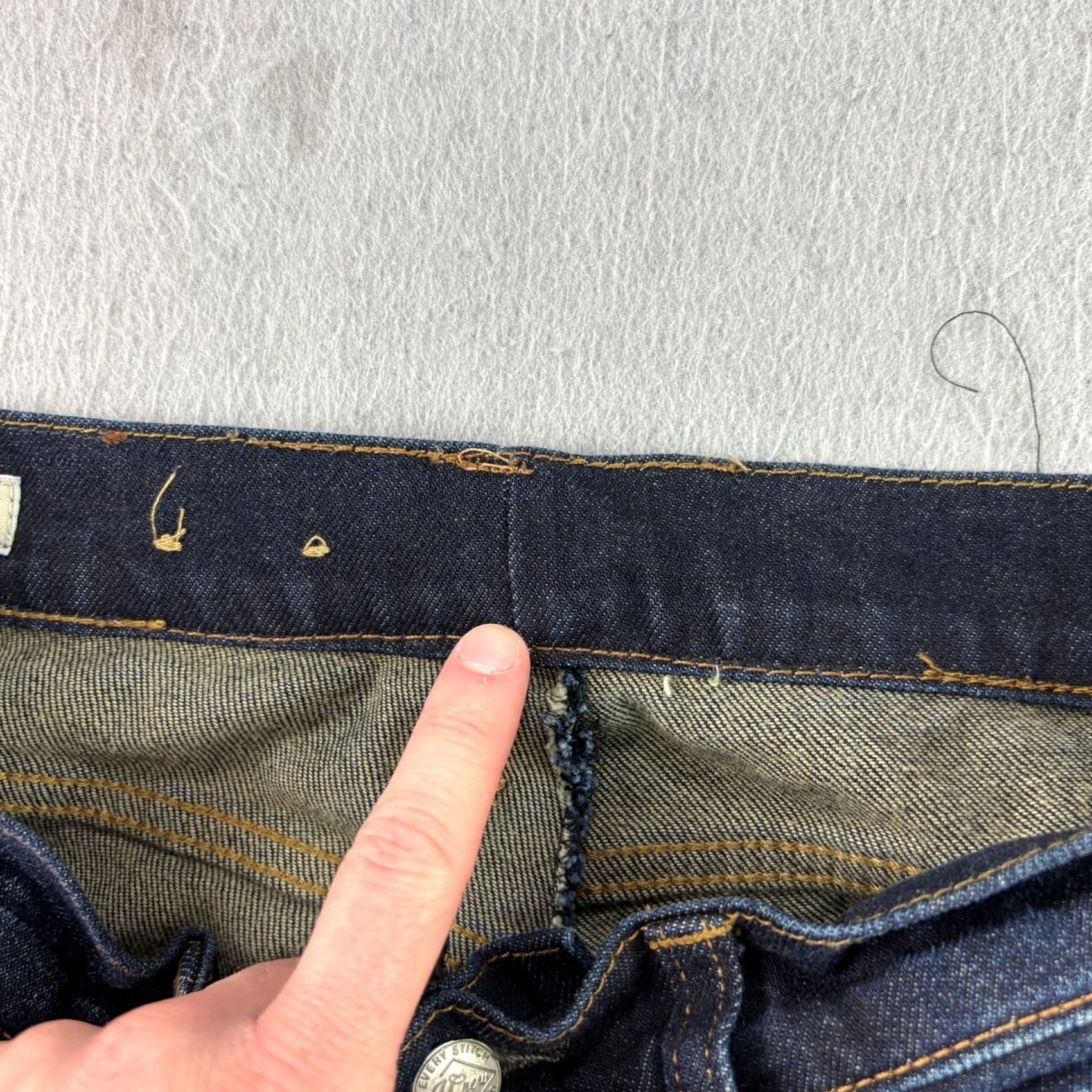 J.Crew J.CREW Jeans Slim 34x28 Blue Denim Stretch 30x30 Skinny Fit Regular Men Jeans Size US 34 / EU 50 - 4 Thumbnail