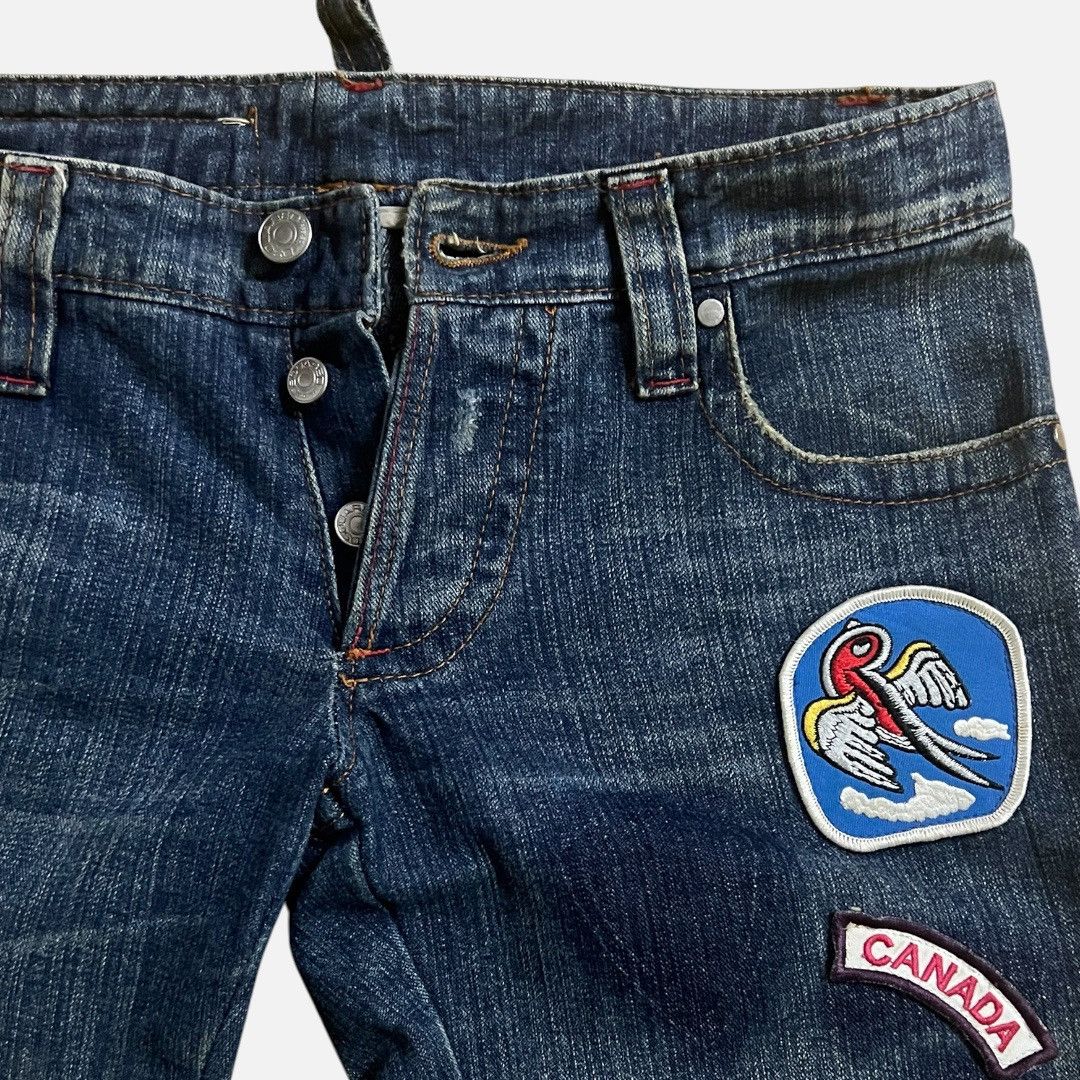 Dsquared2 Dsquared2 SS04 "Chip Chip" Patch Denim Jeans Size US 32 / EU 48 - 4 Thumbnail
