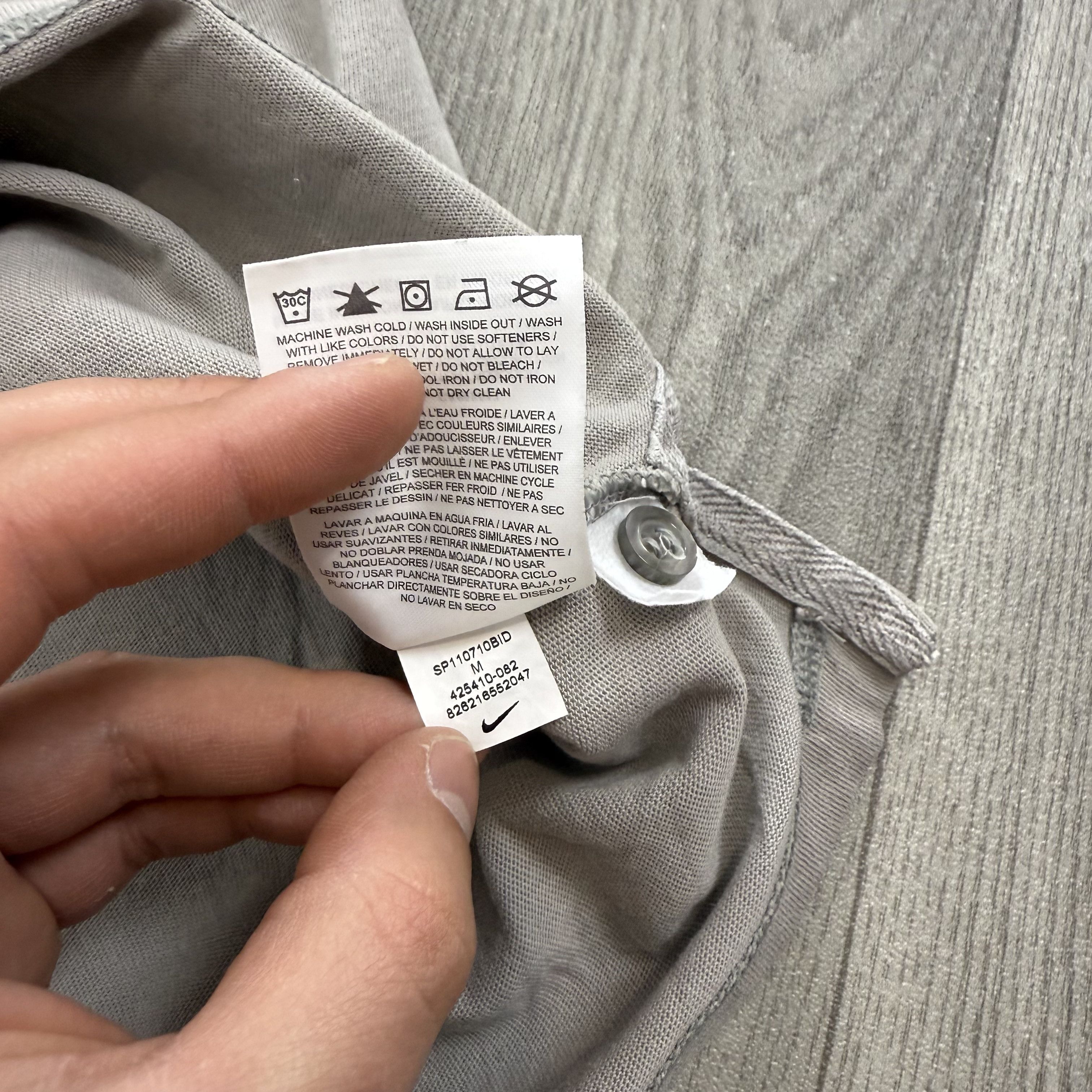 Nike Vintage Nike Grey Polo Tee Shirt M Size US M / EU 48-50 / 2 - 7 Thumbnail
